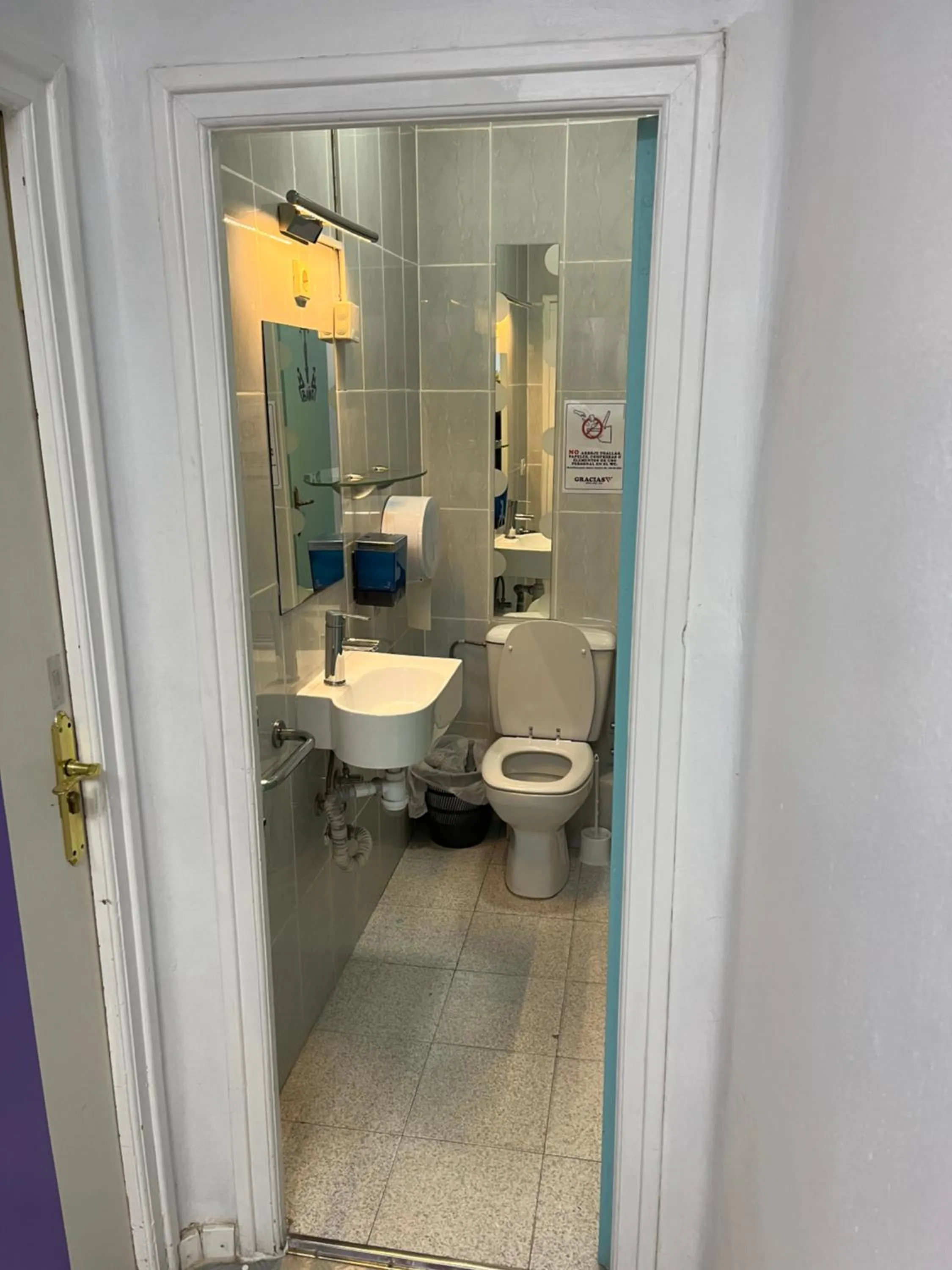 Toilet in Casa de Huéspedes Almansa