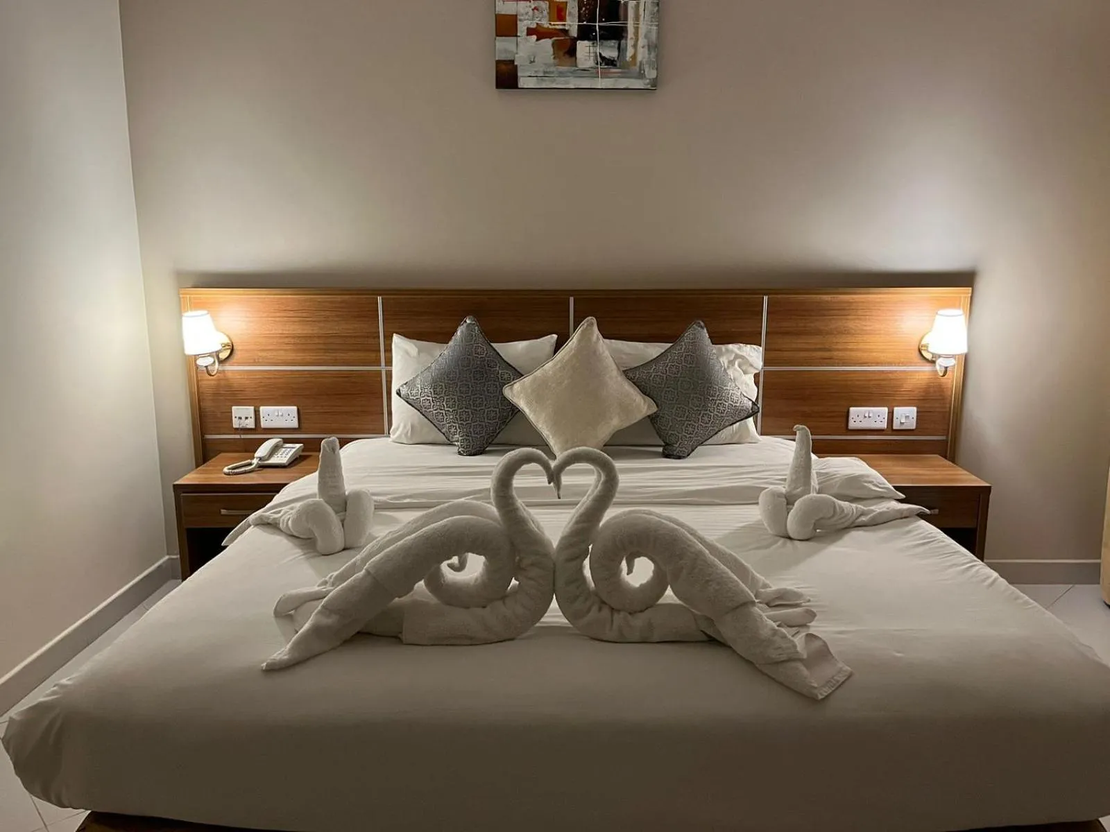 Photo of the whole room, Bed in Muscat Hills Hotel