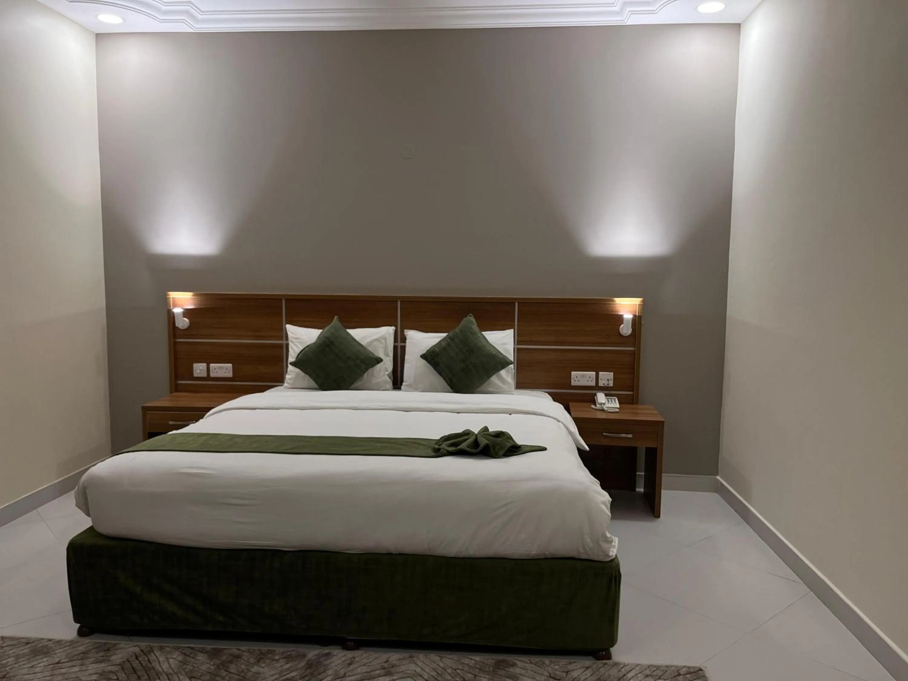 Bed in Muscat Hills Hotel