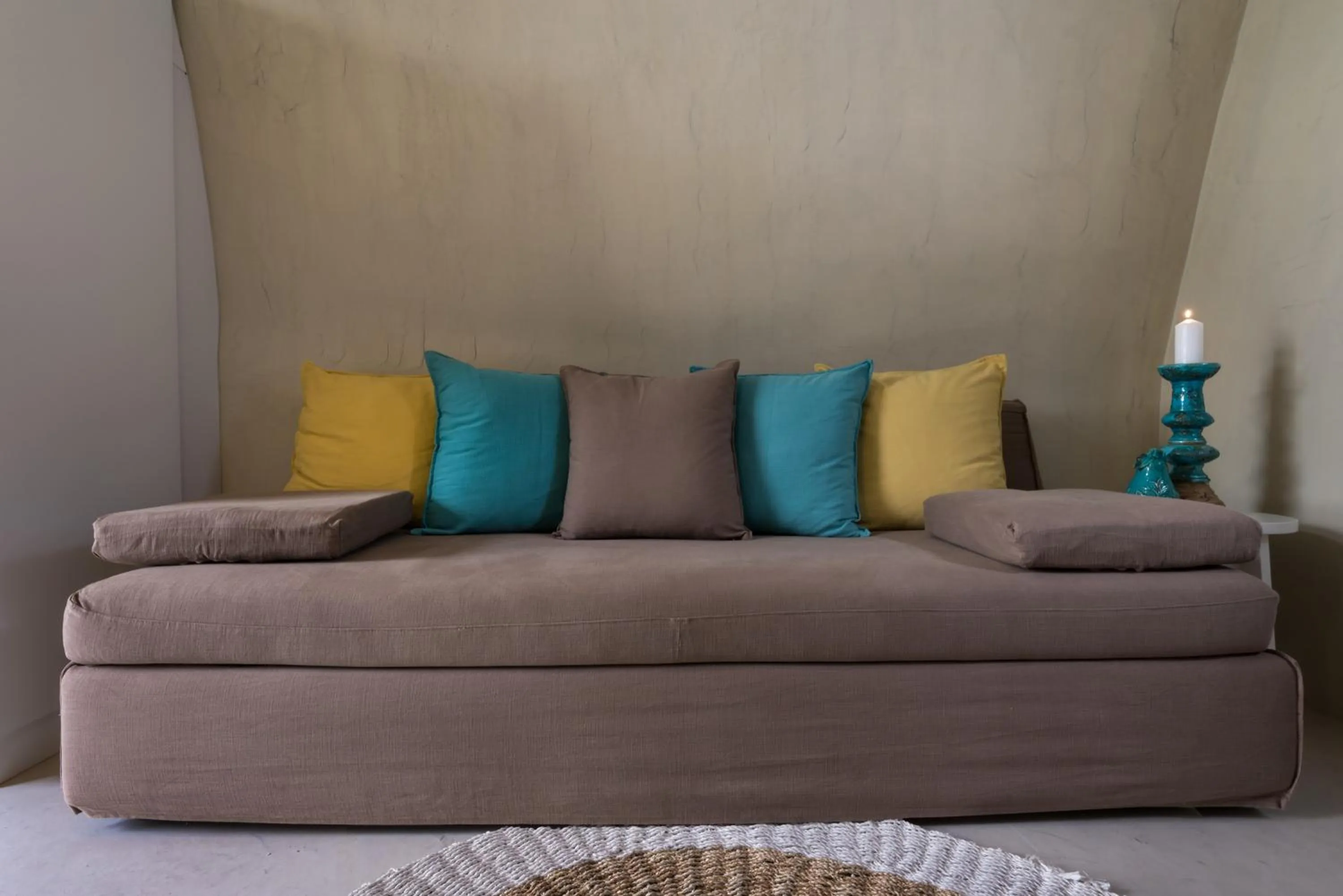 Bed in Mythical Blue Luxury Suites