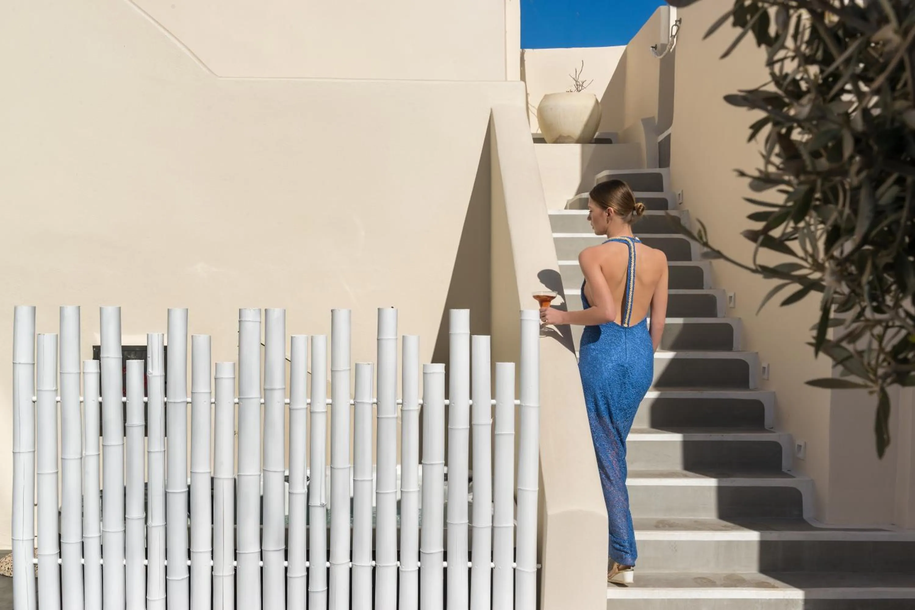 People in Mythical Blue Luxury Suites