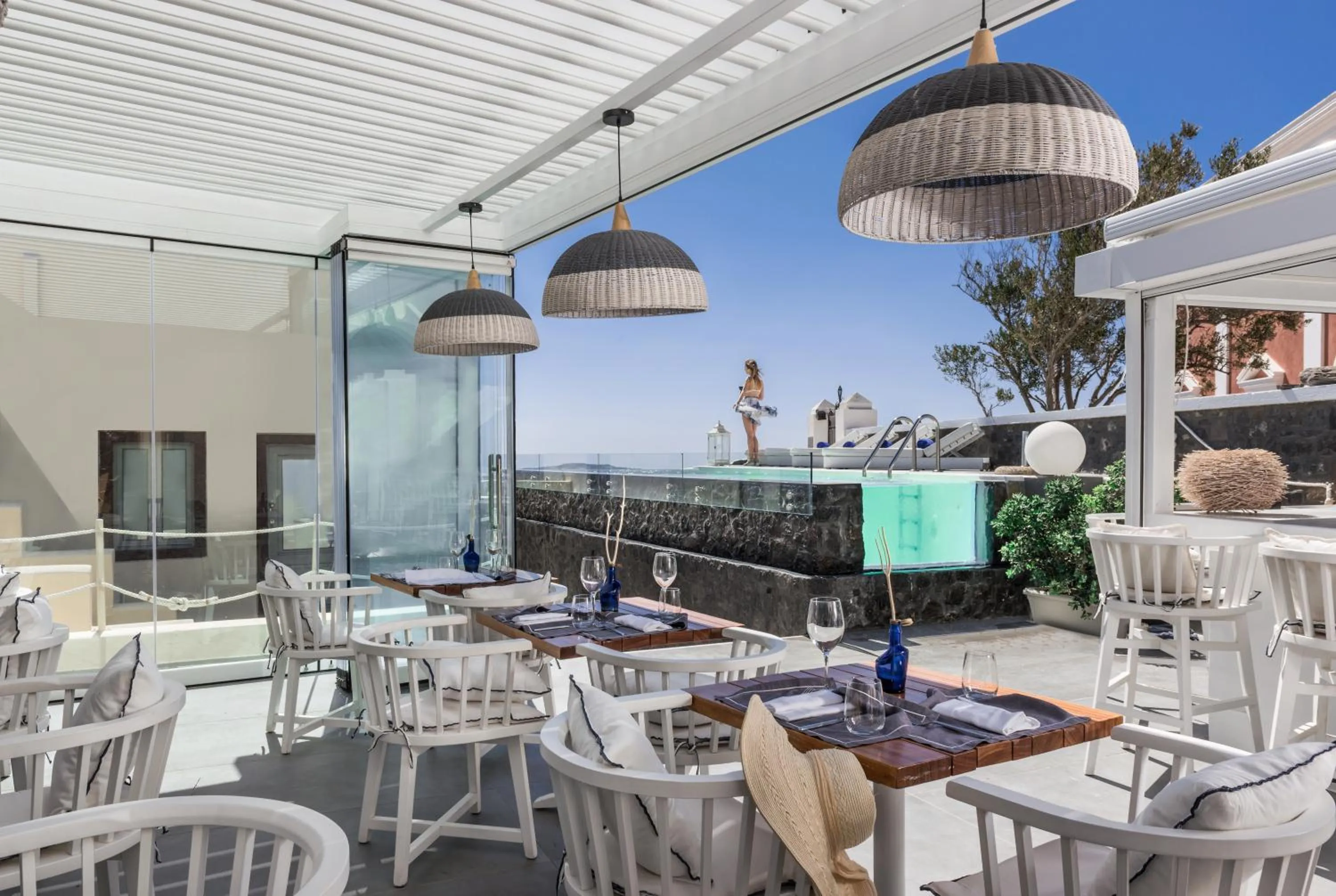 Restaurant/places to eat in Mythical Blue Luxury Suites