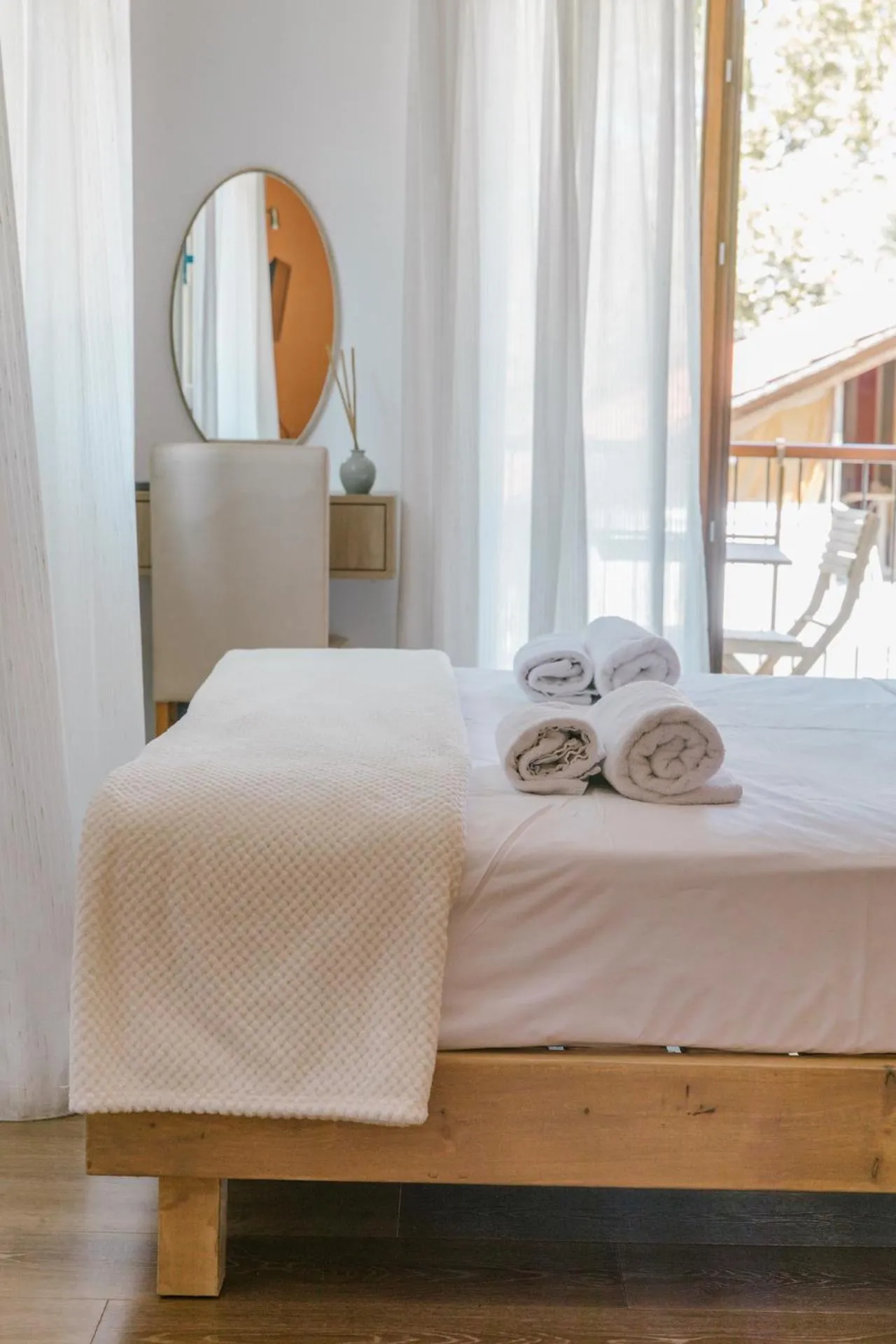 Bed in Olympos Hotel