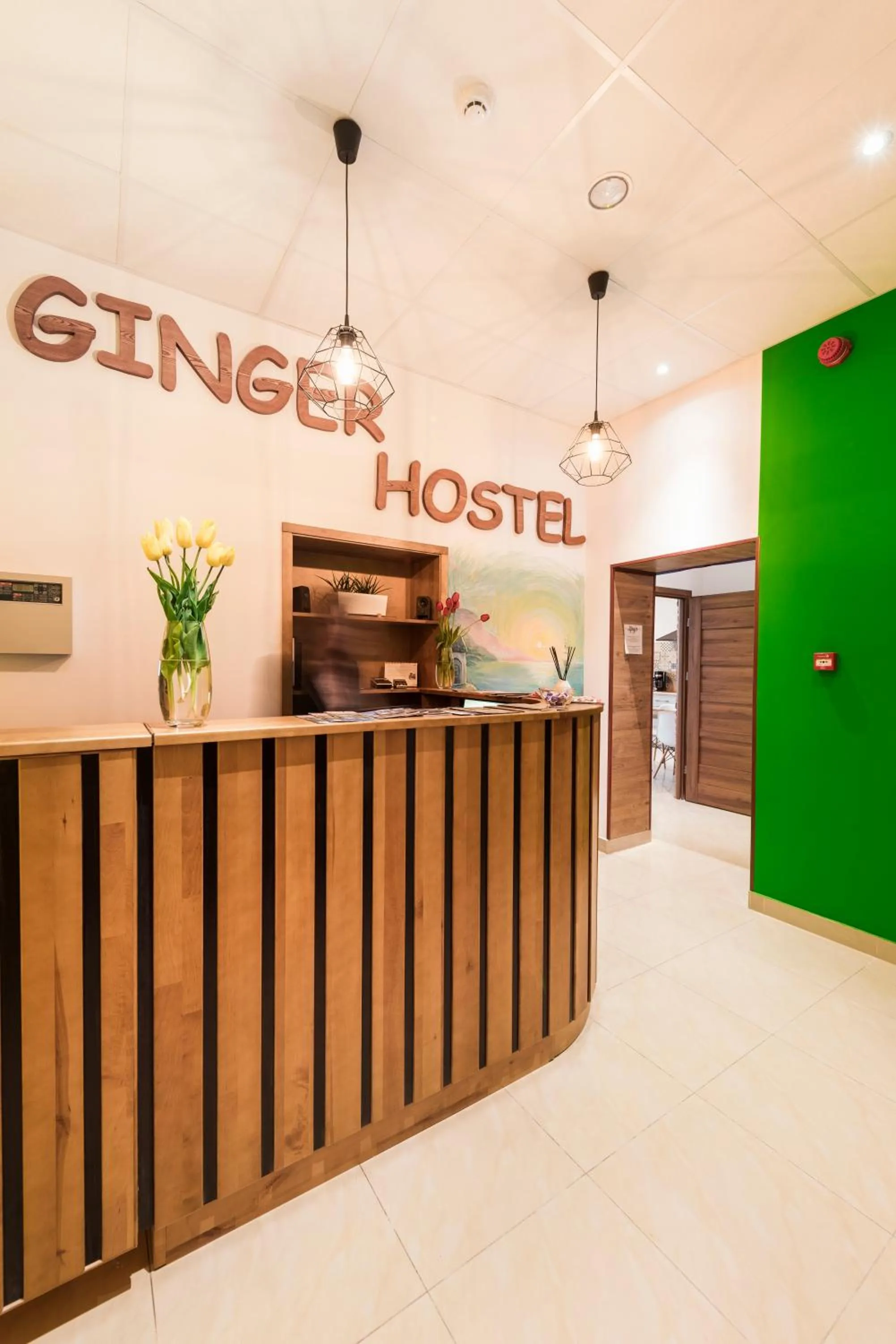 Lobby or reception in Ginger ApartHostel
