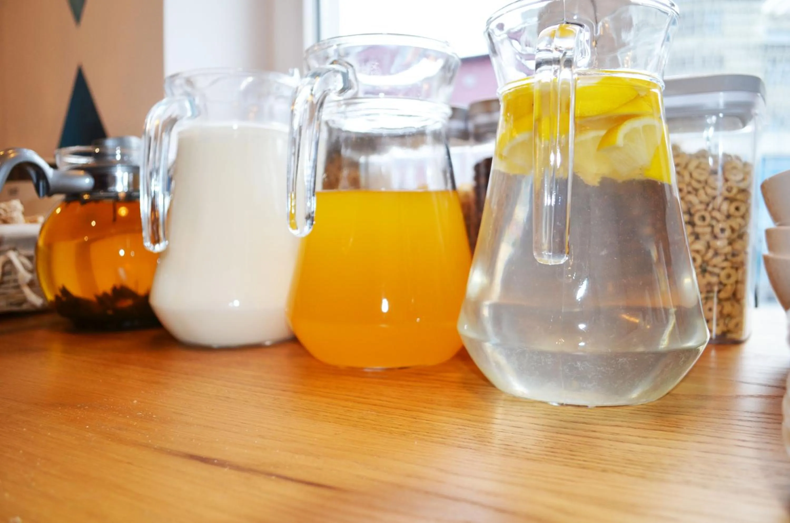 Continental breakfast in Ginger ApartHostel