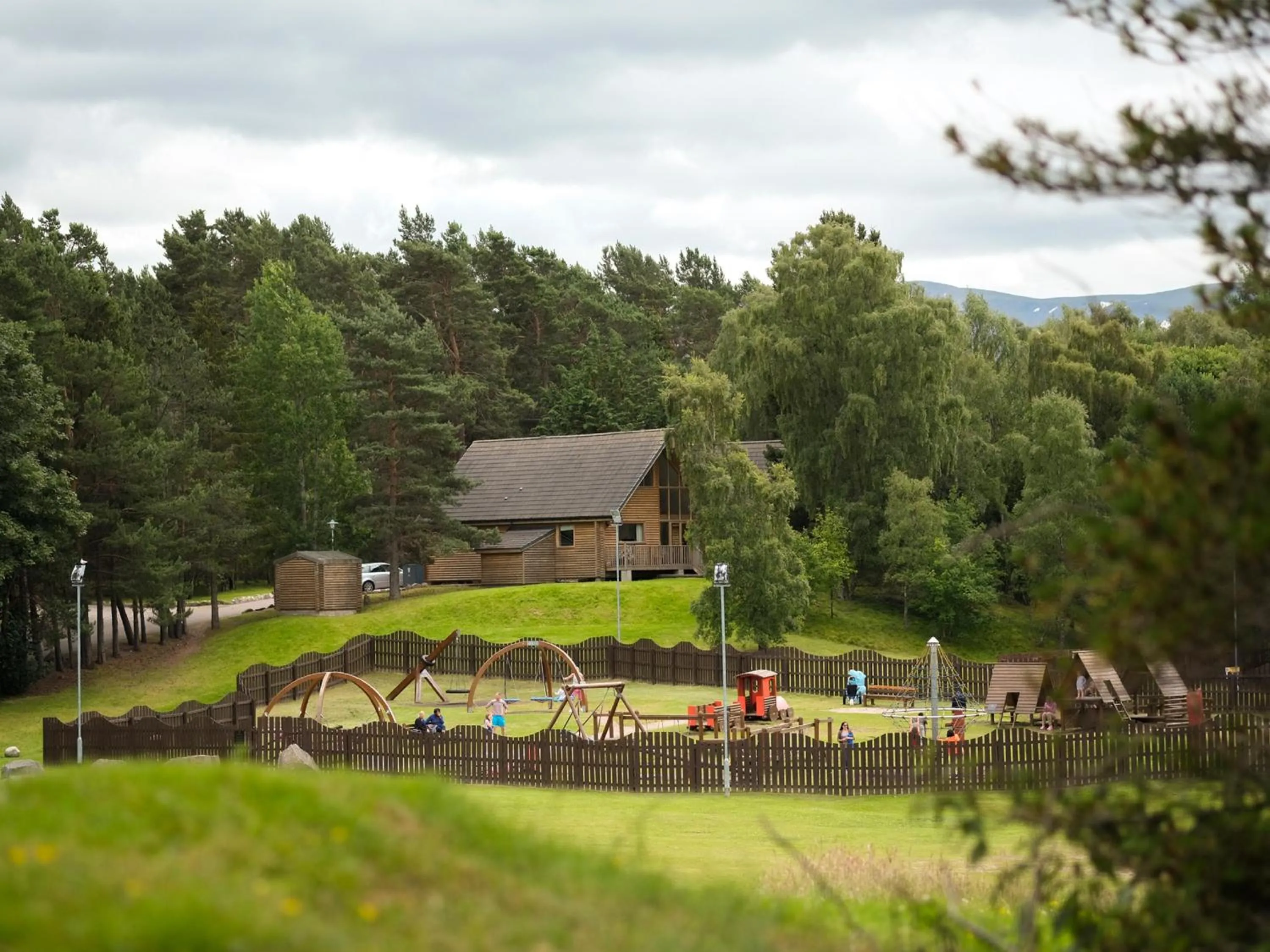 Children play ground in Macdonald Highlands Hotel at Macdonald Aviemore Resort