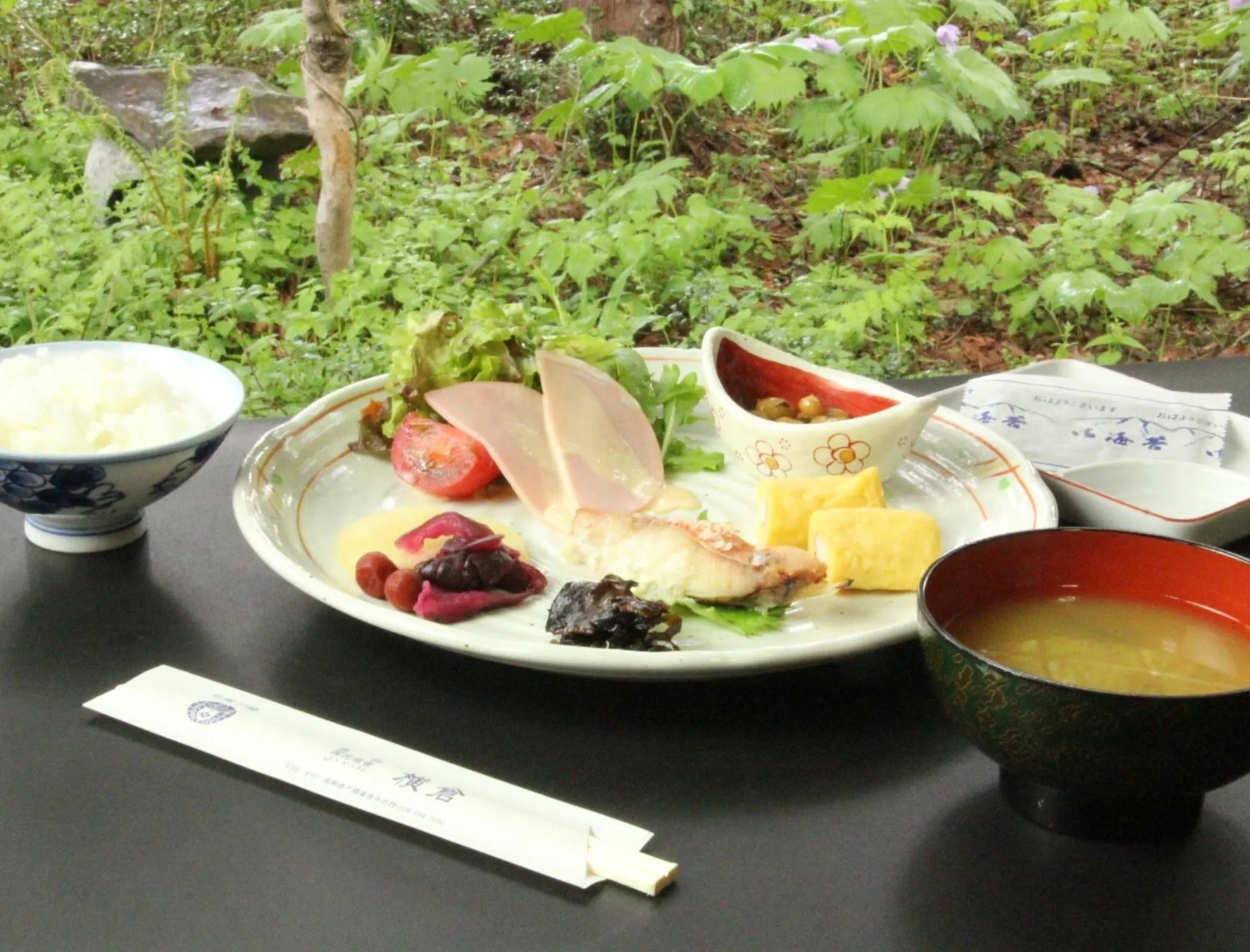 Breakfast in Yokokura Ryokan
