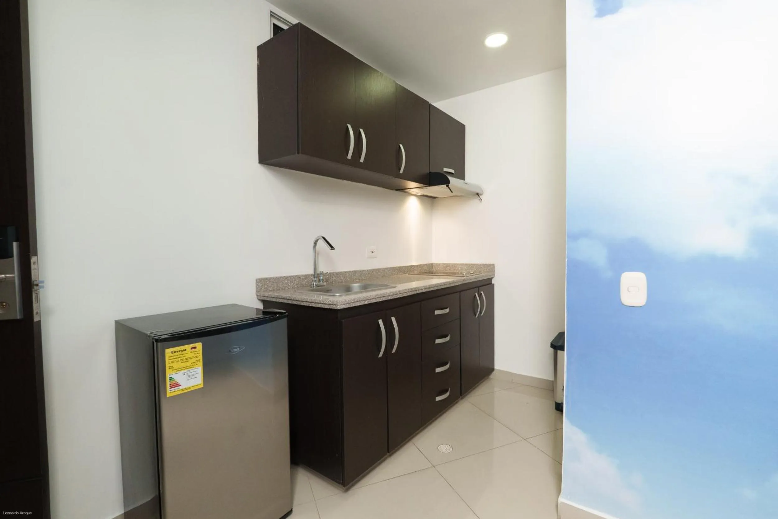 Kitchen or kitchenette in Hotel El Alba