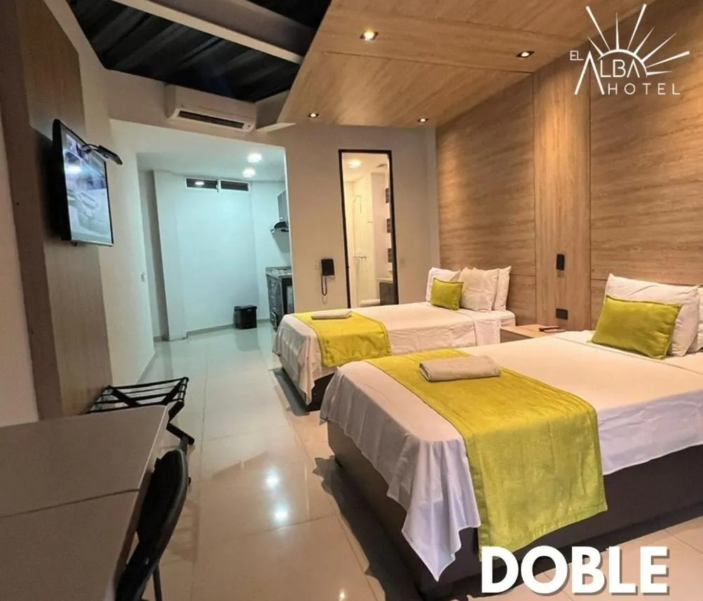 Bed in Hotel El Alba