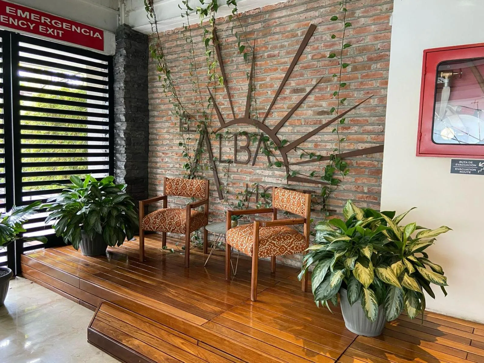 Living room in Hotel El Alba