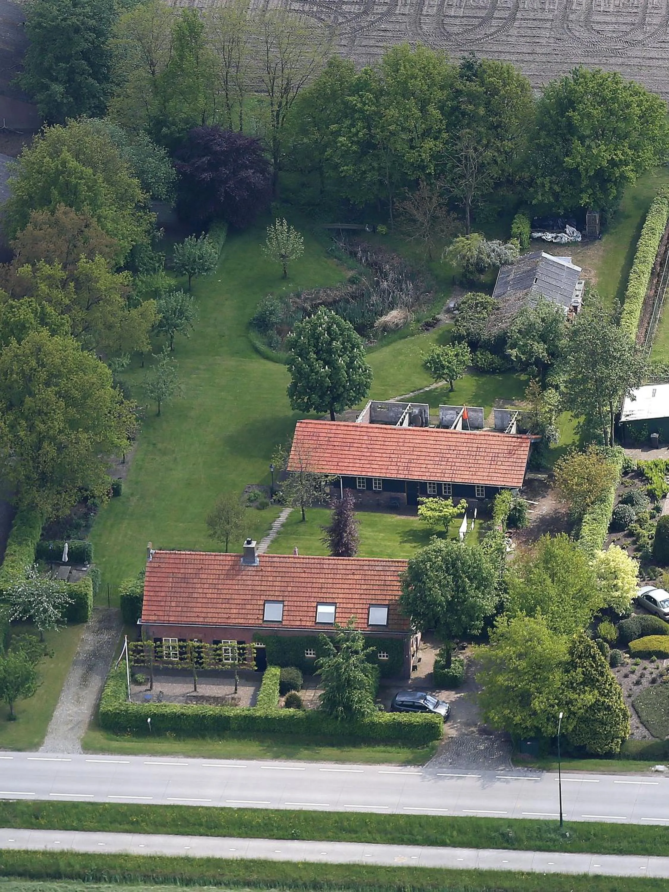 Bird's eye view in Beukenhof