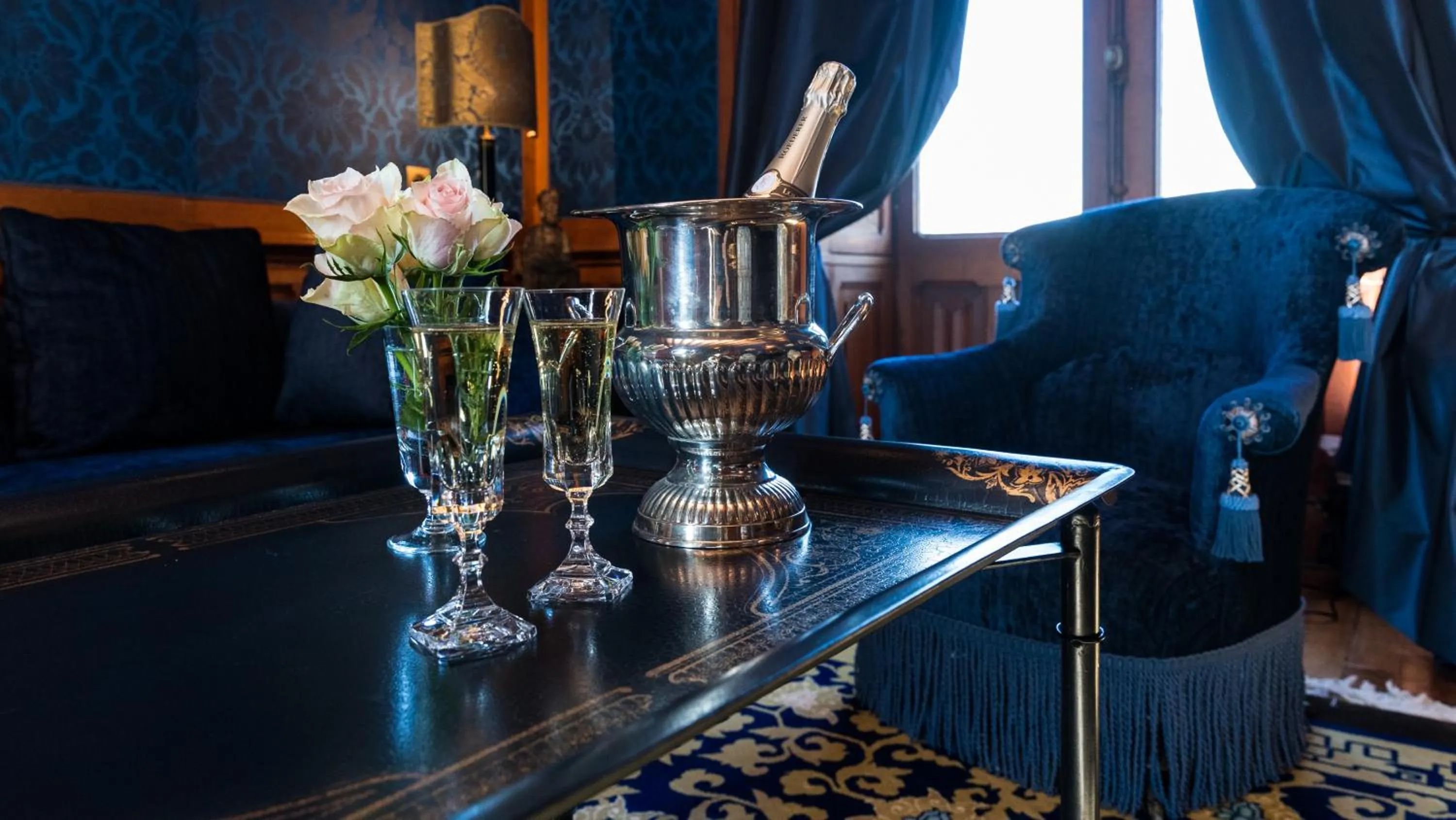 Living room in Château de Beauvais