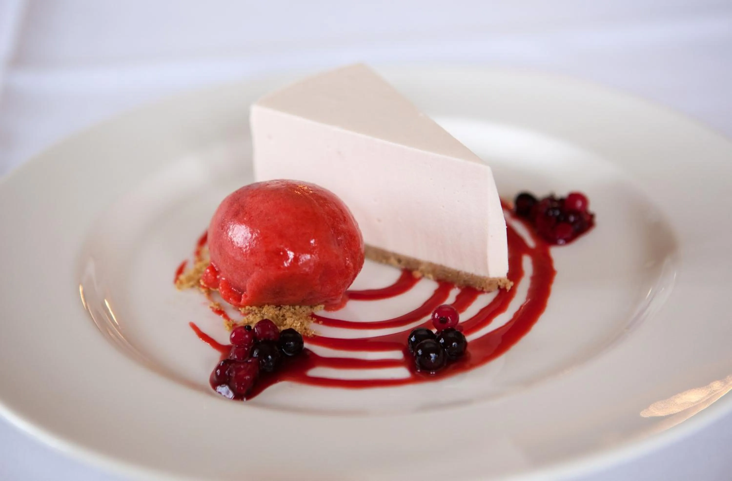 Food close-up in Garvock House Hotel