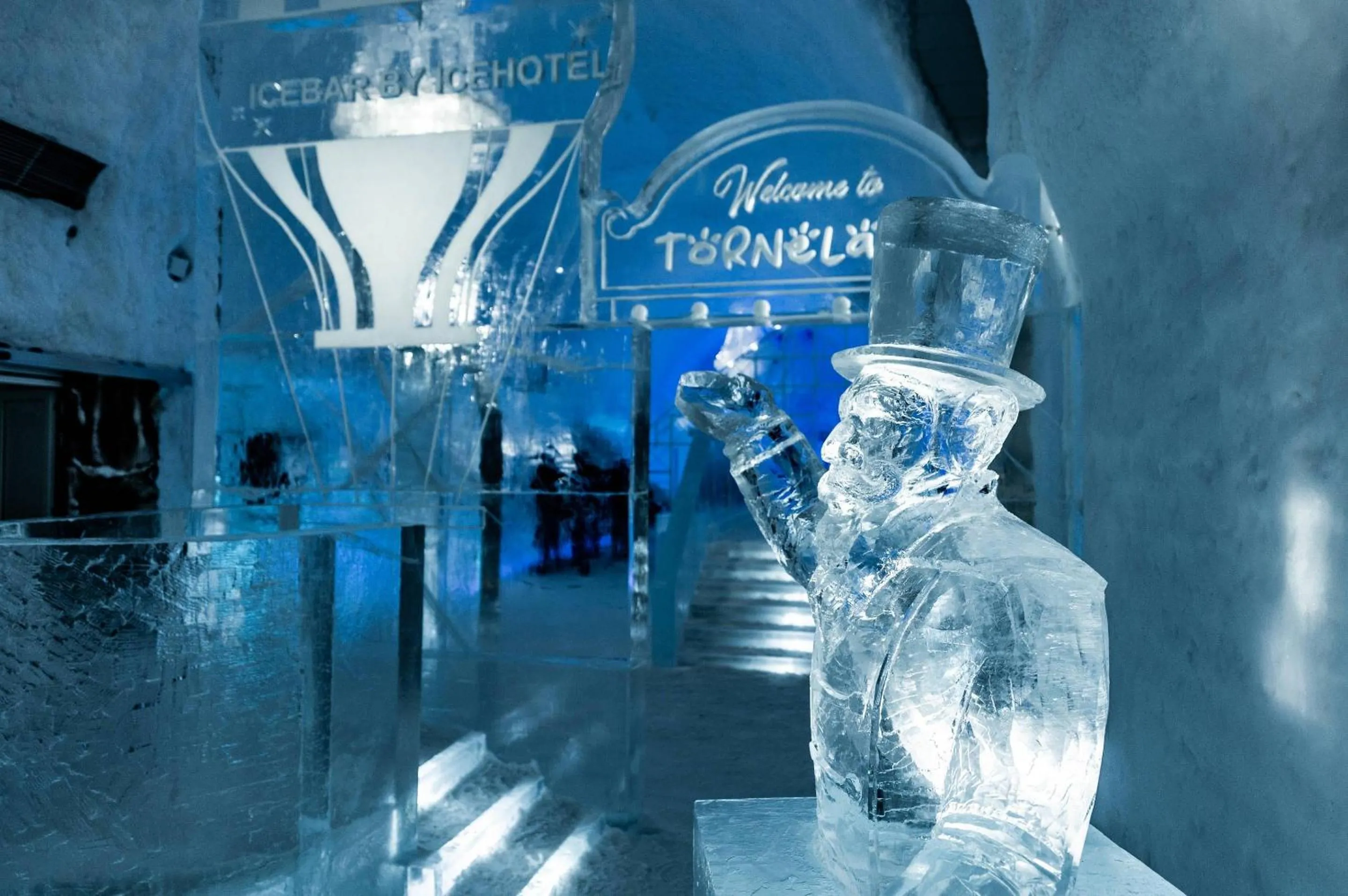 Lobby or reception in IceHotel