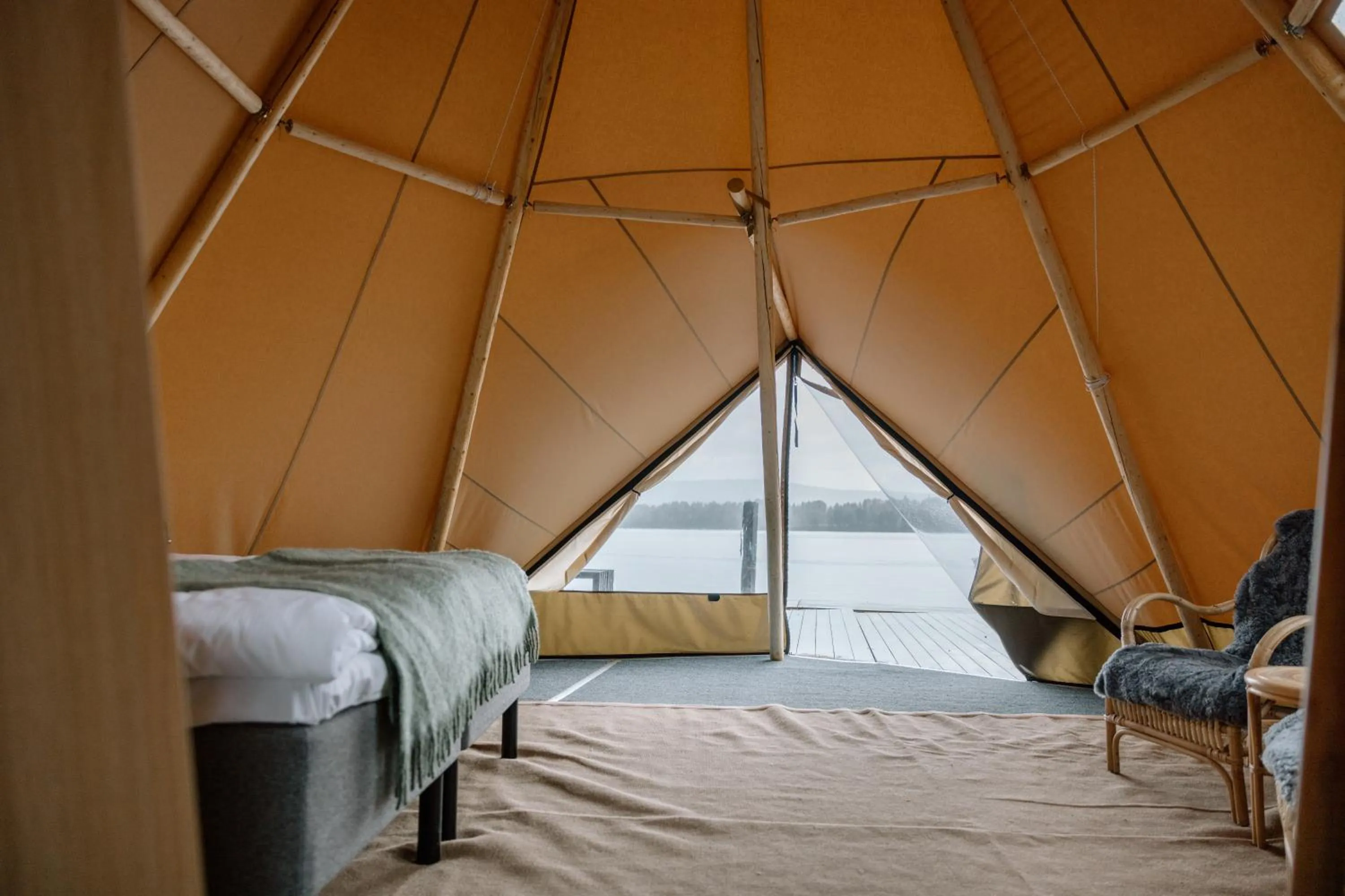 Bedroom, Bed in IceHotel