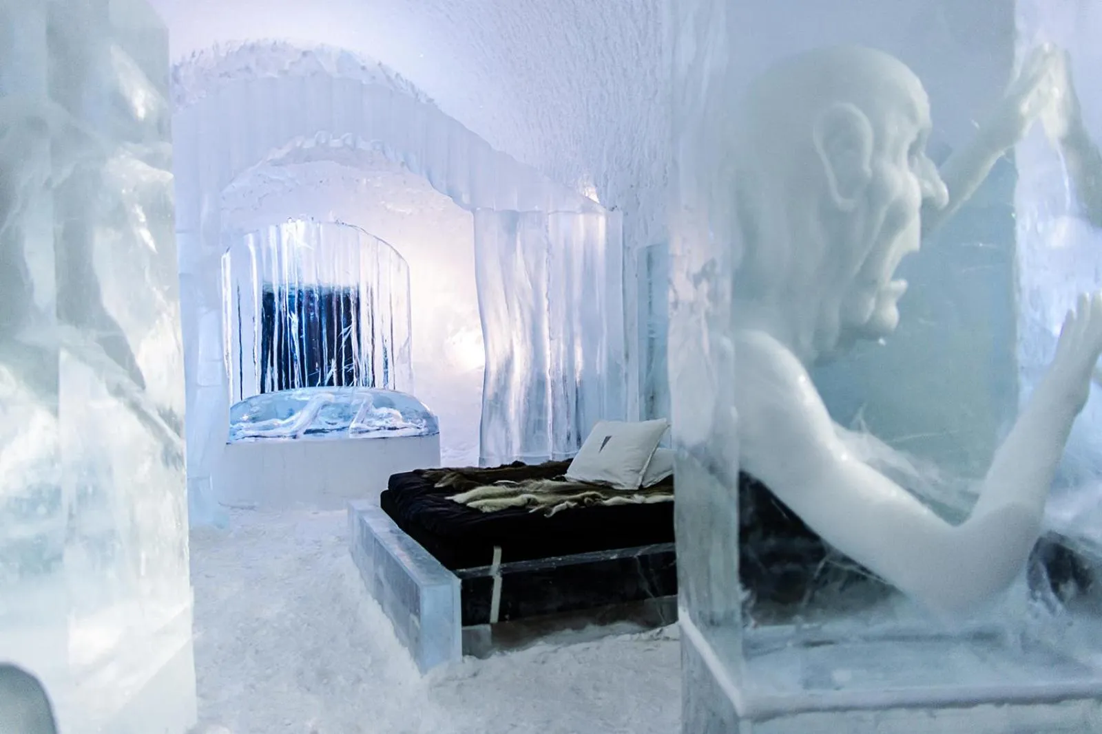 Decorative detail in IceHotel