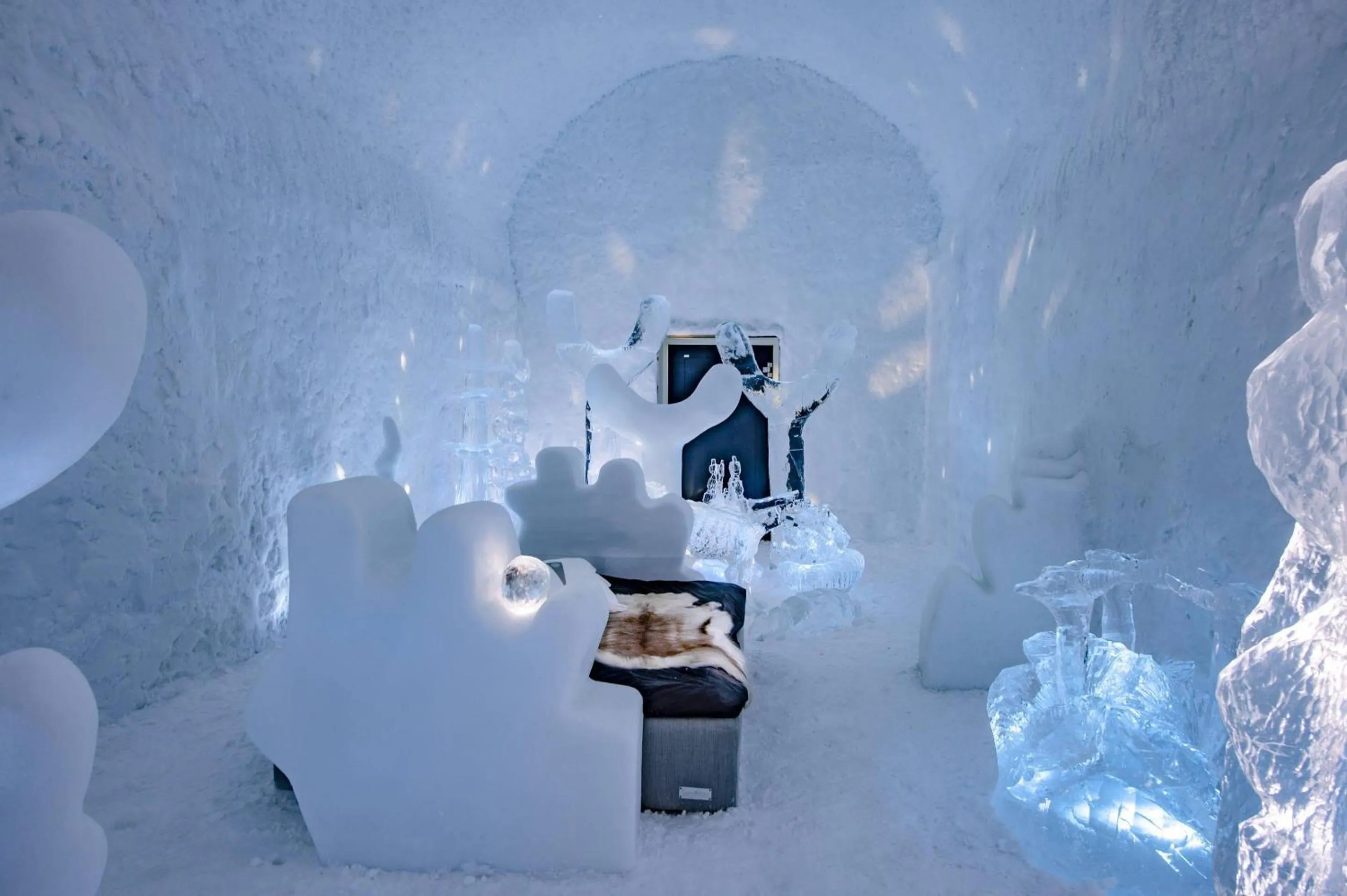 Bedroom in IceHotel