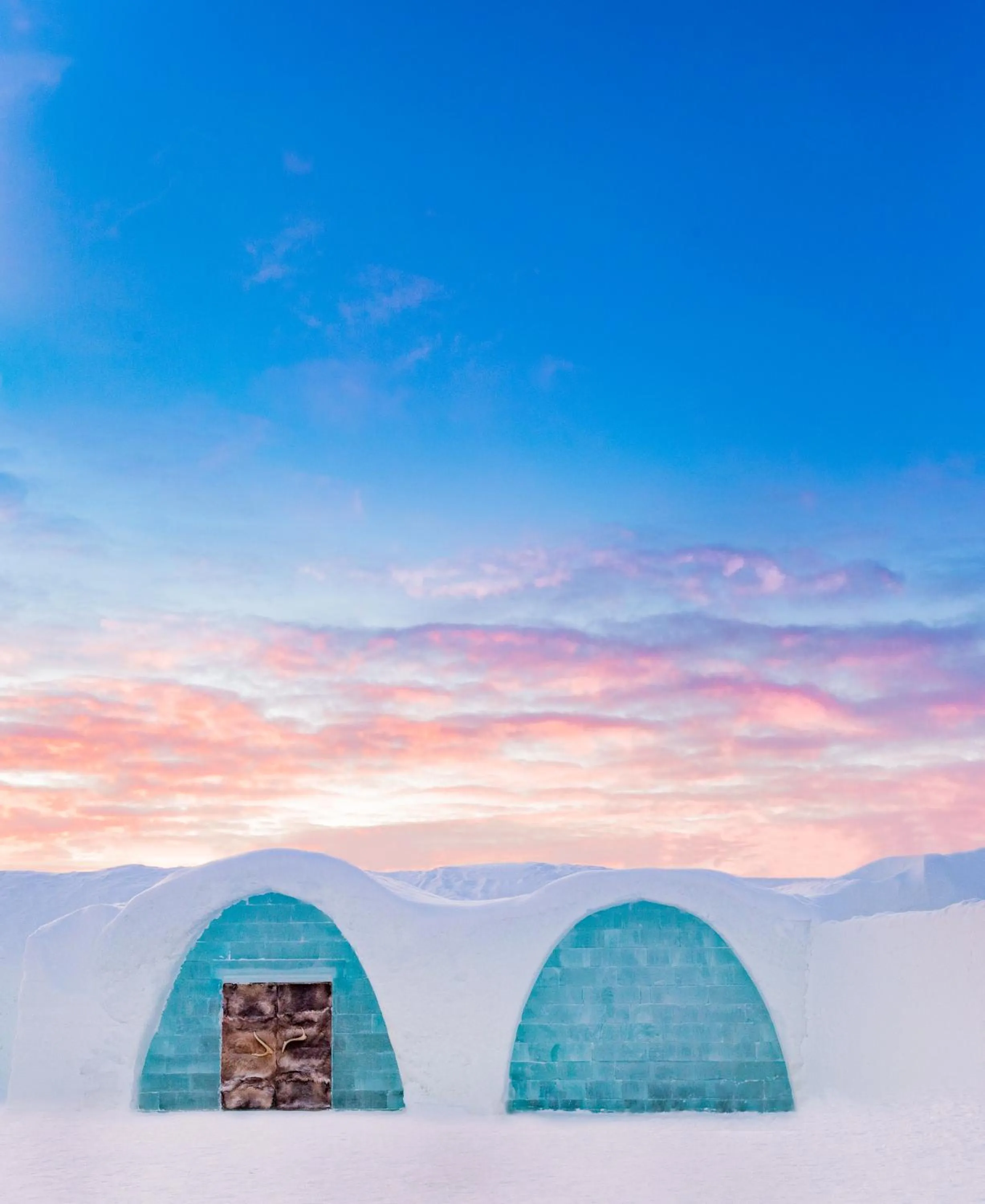 Facade/entrance in IceHotel