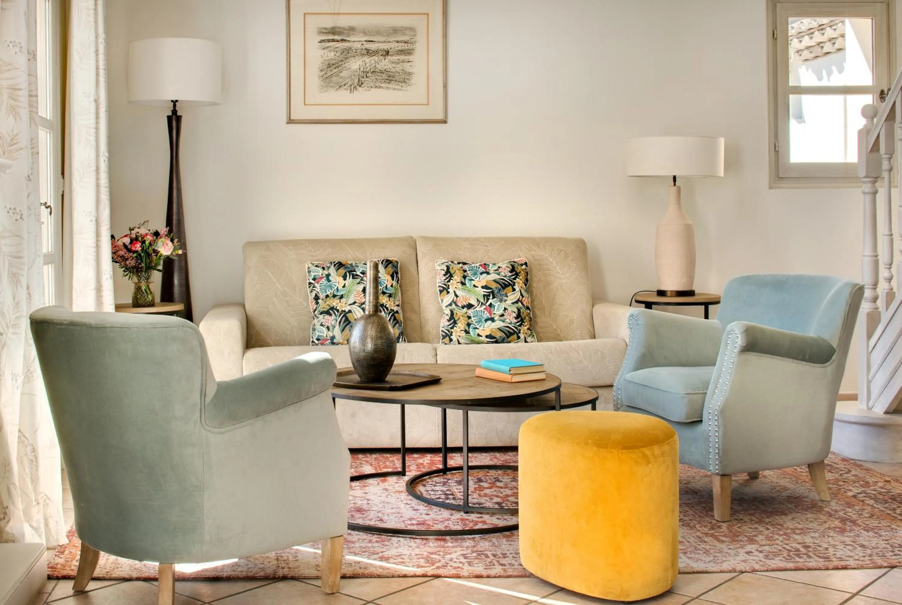 Seating area in Hôtel La Grande Bastide