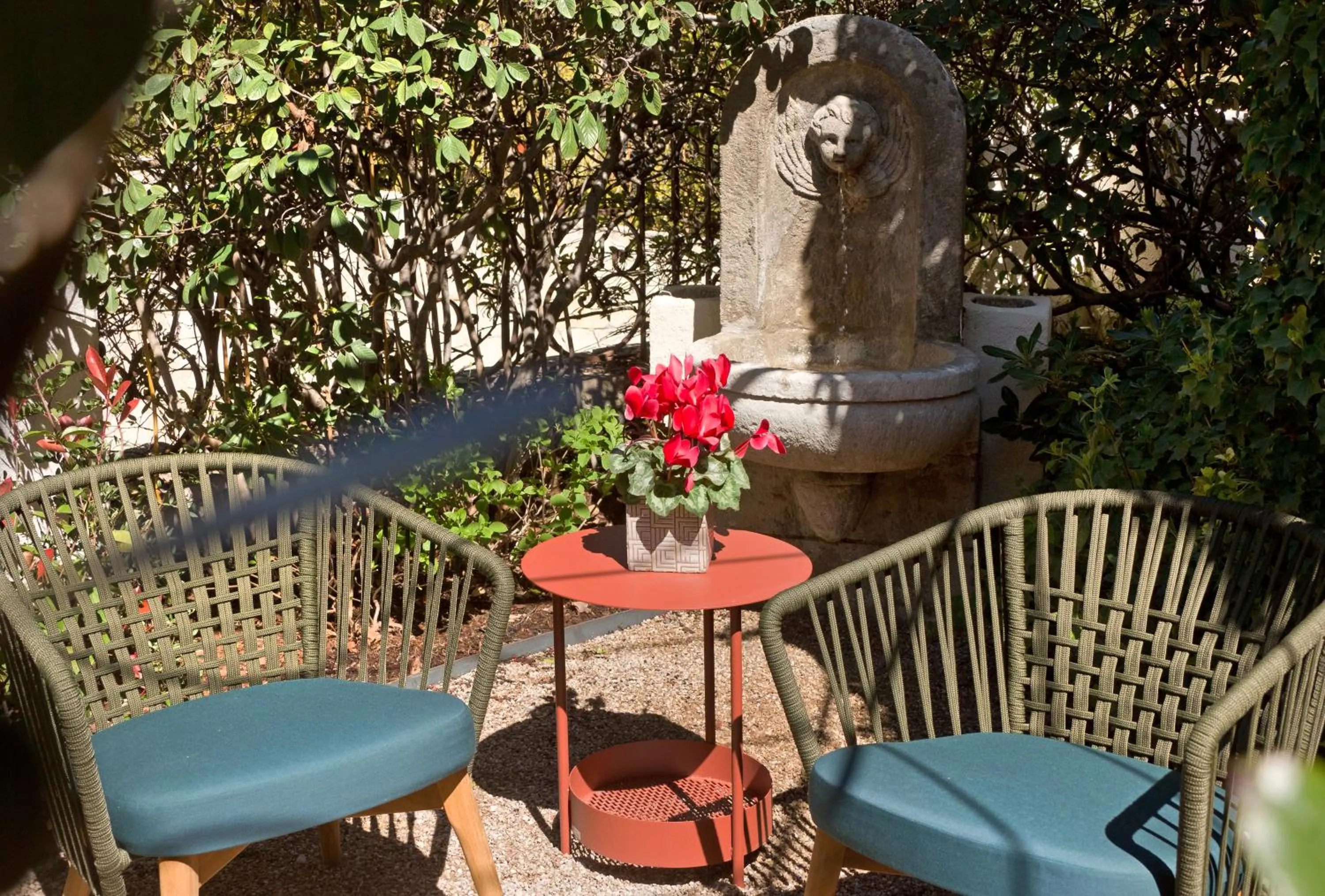 Patio in Hôtel La Grande Bastide