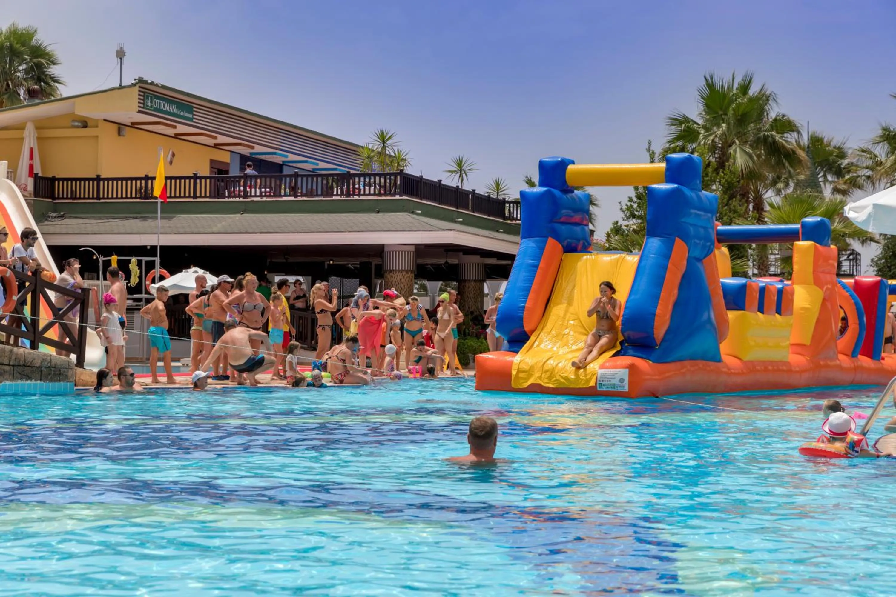 Pool view in Holiday Garden Resort- Ultra All İnclusive