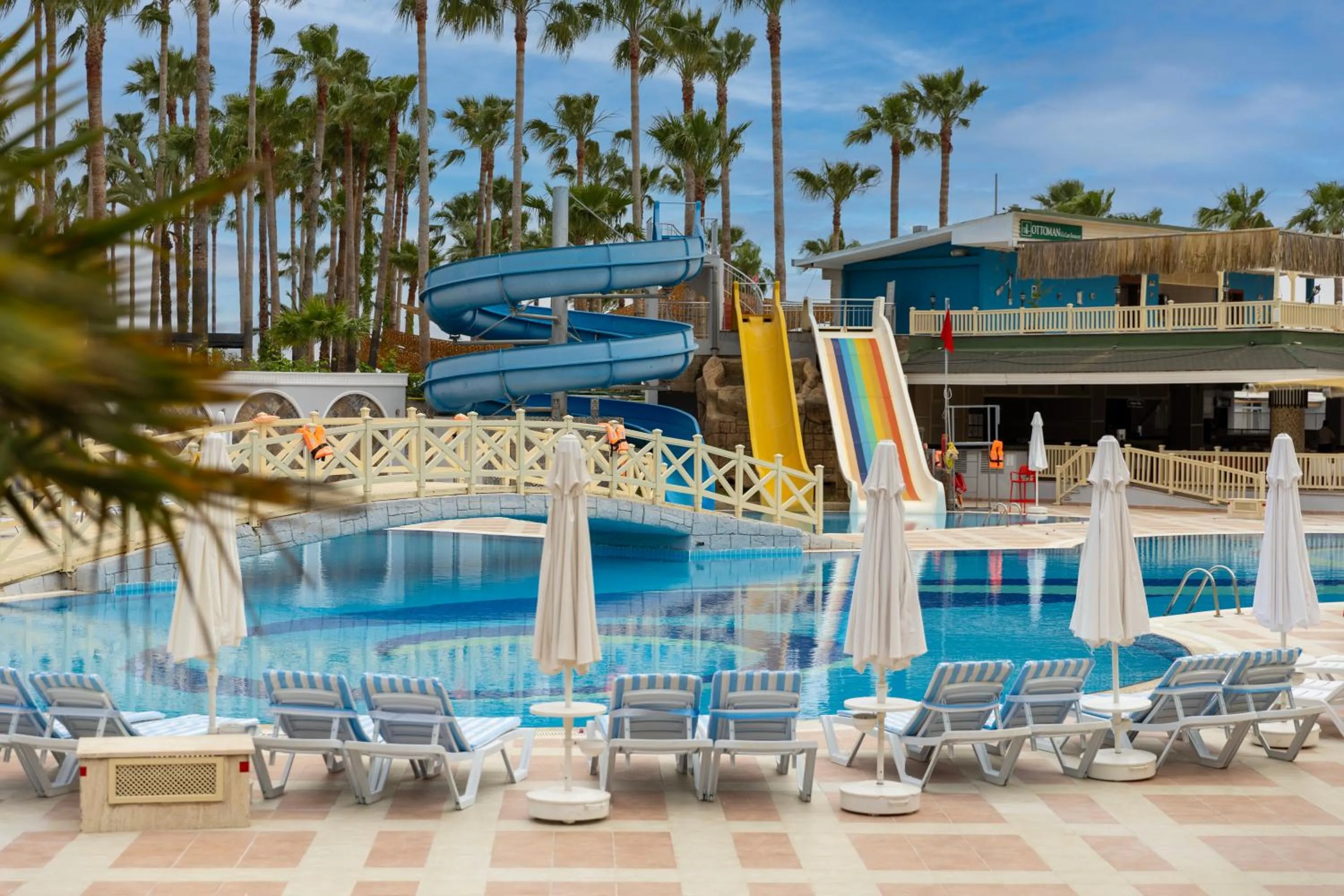 Pool view in Holiday Garden Resort- Ultra All İnclusive