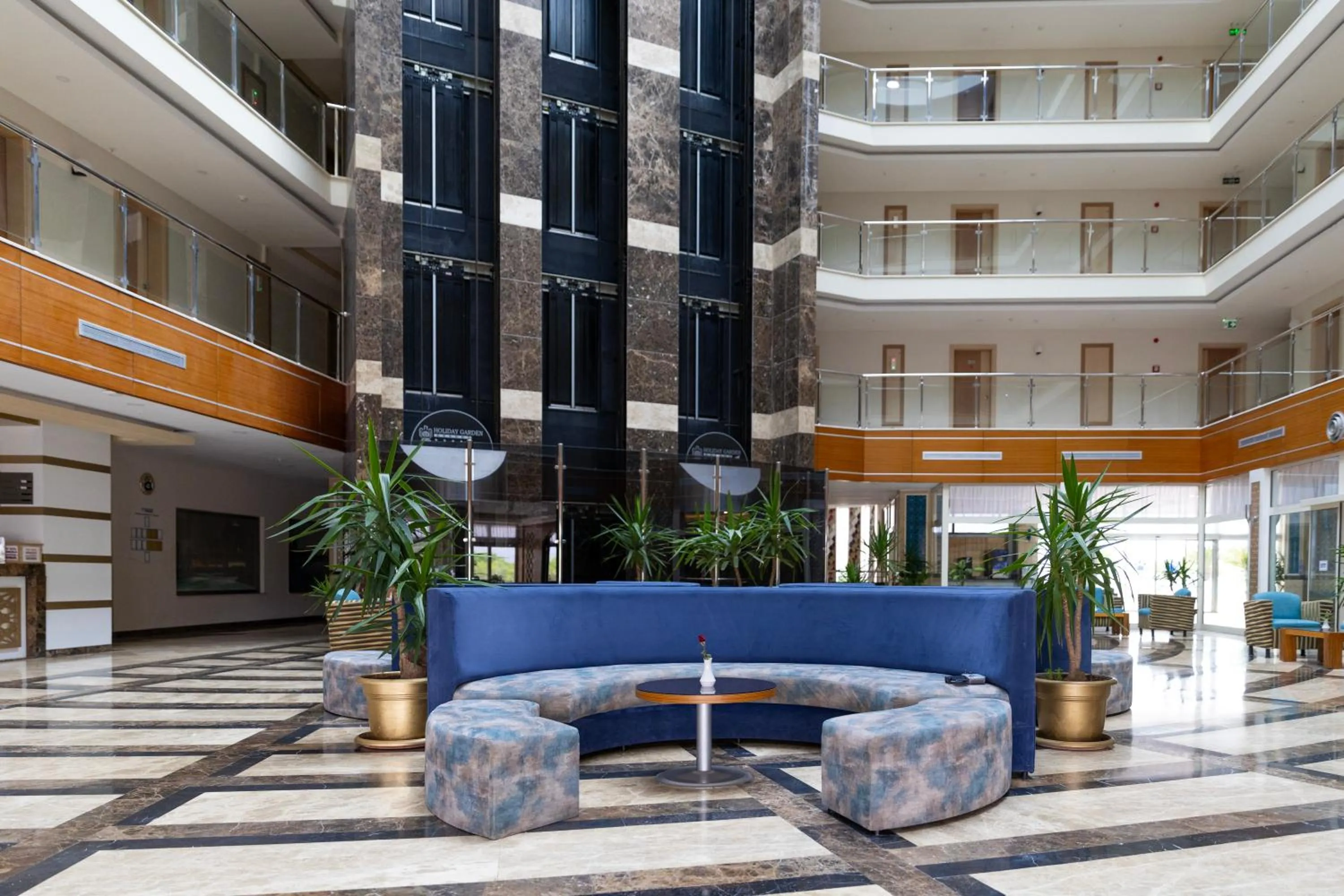 Lobby or reception in Holiday Garden Resort- Ultra All İnclusive