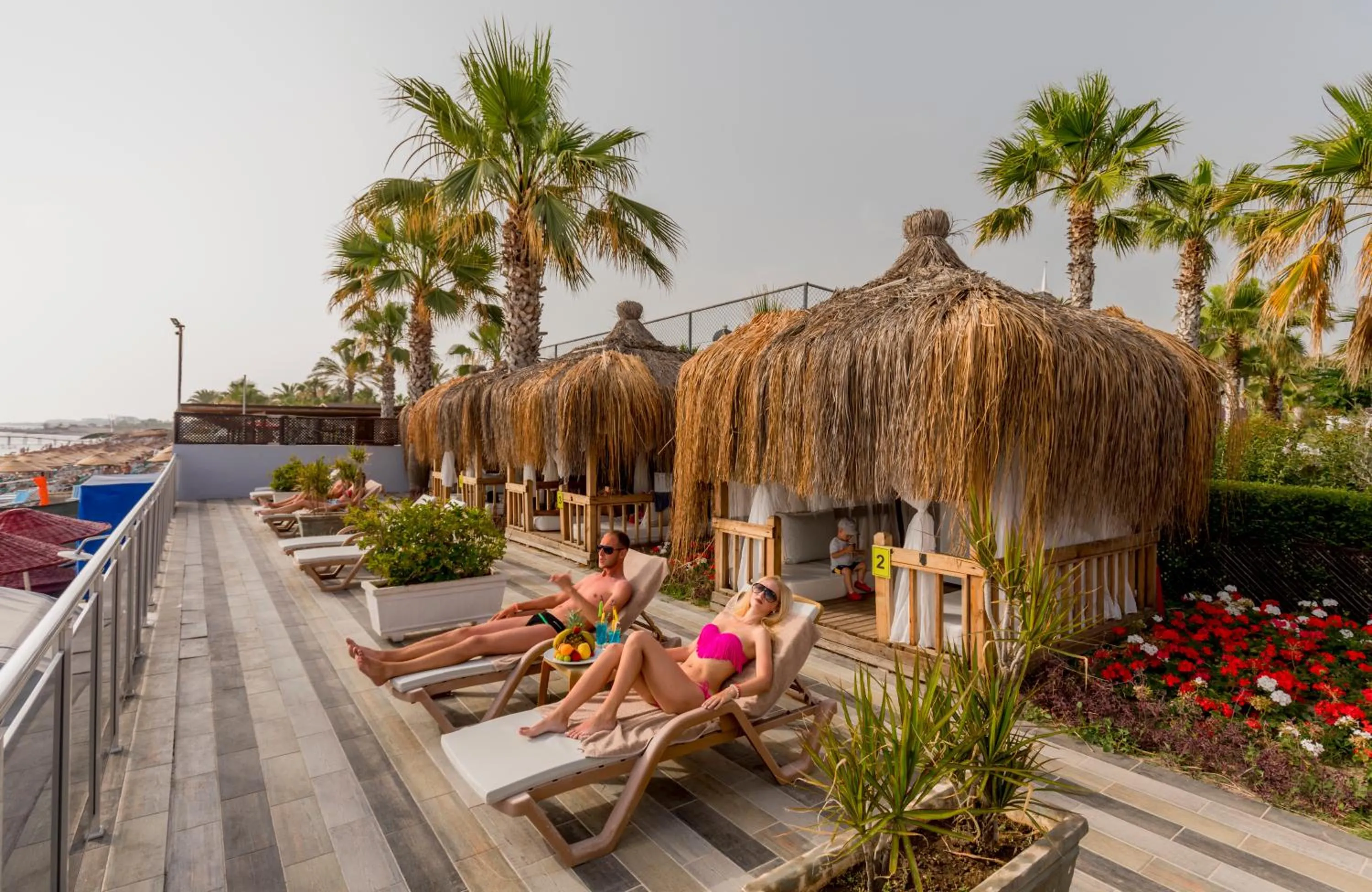 Sea view in Holiday Garden Resort- Ultra All İnclusive