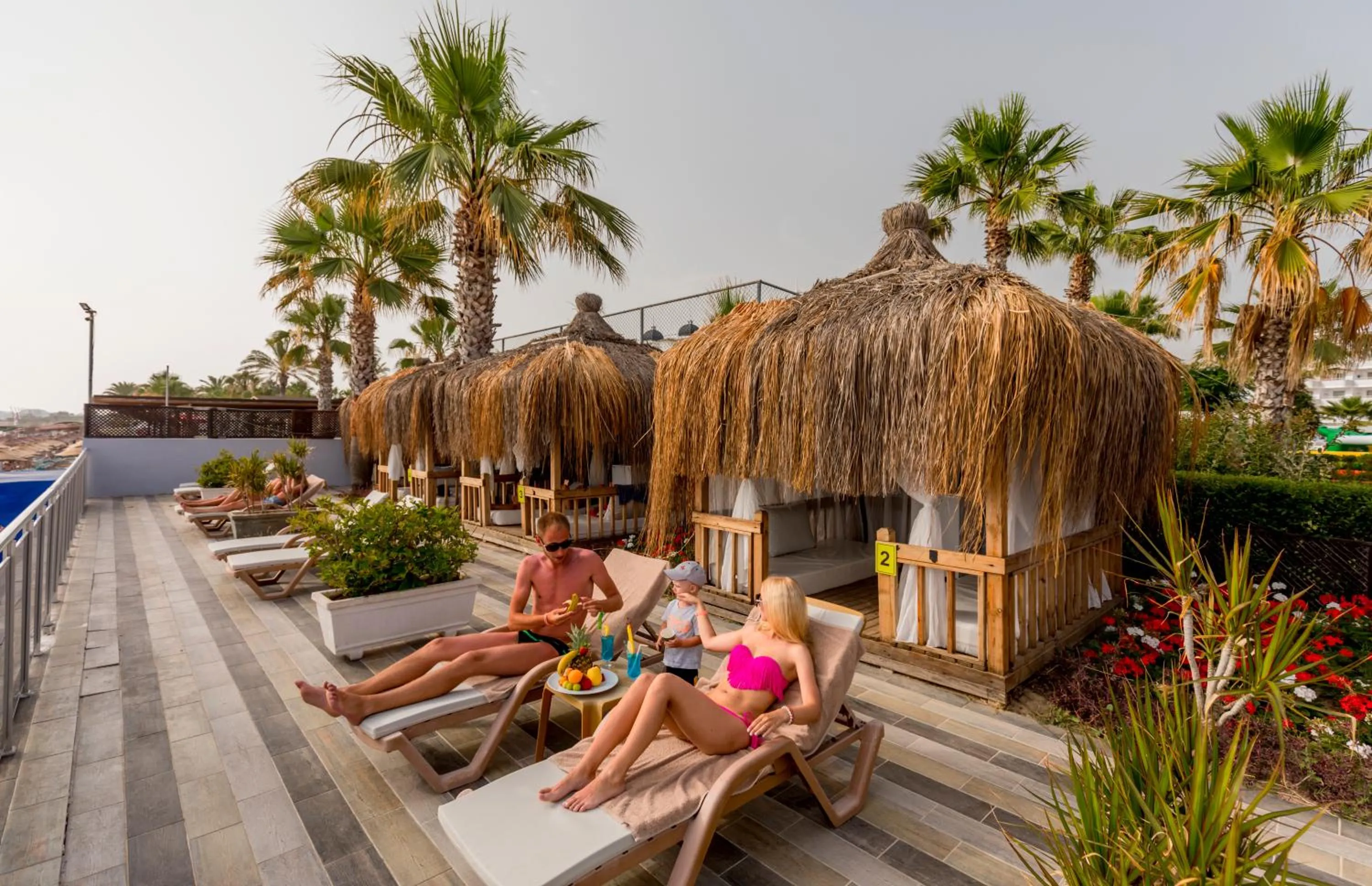 Sea view in Holiday Garden Resort- Ultra All İnclusive