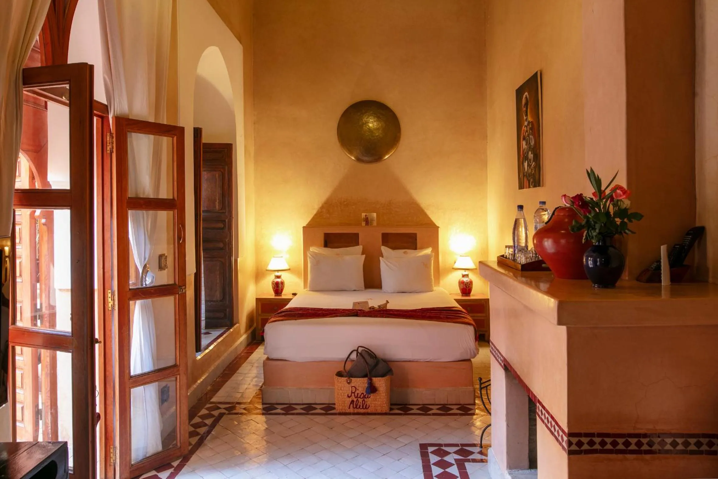 Bed in Riad Alili