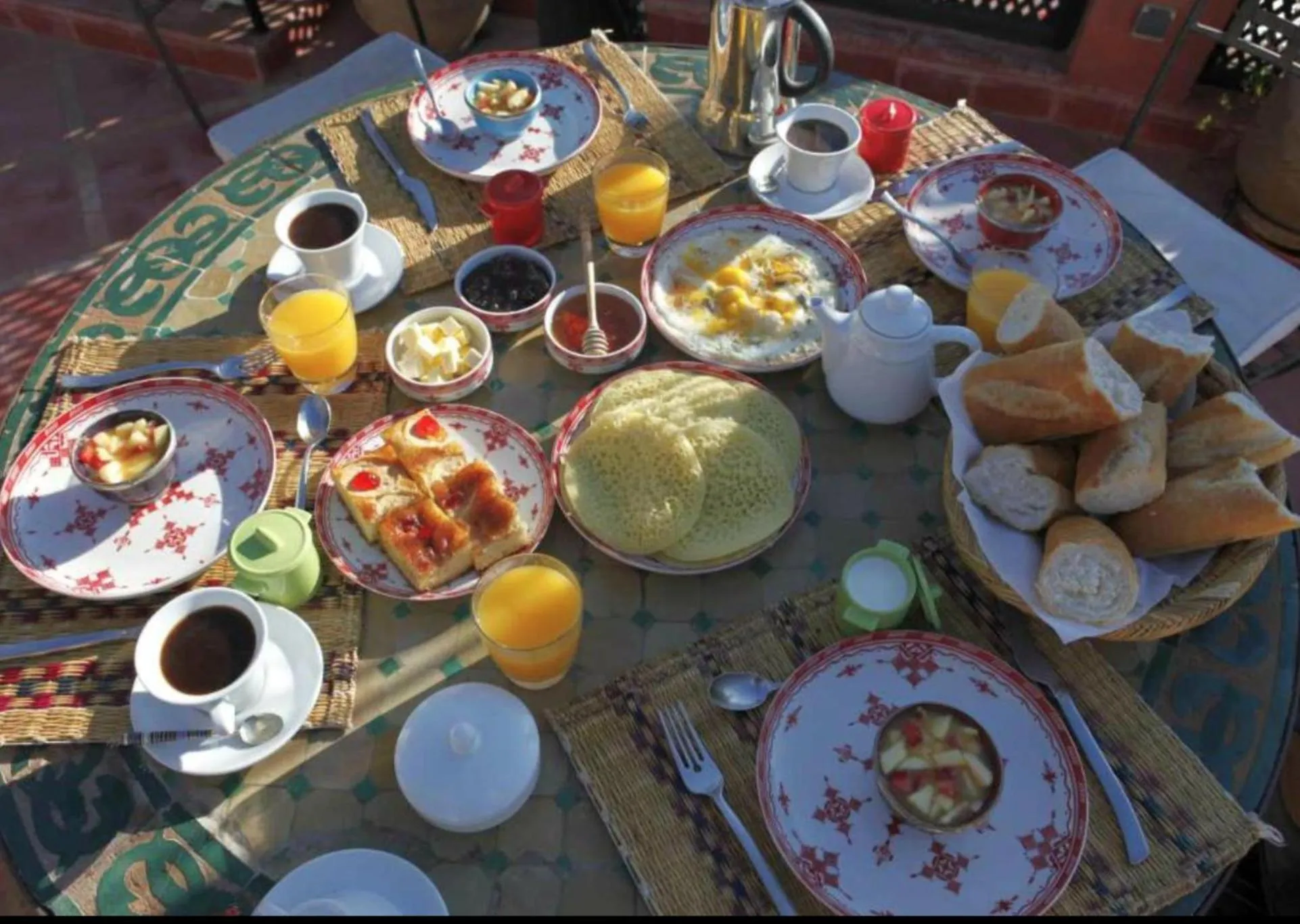 Breakfast in Riad Alili