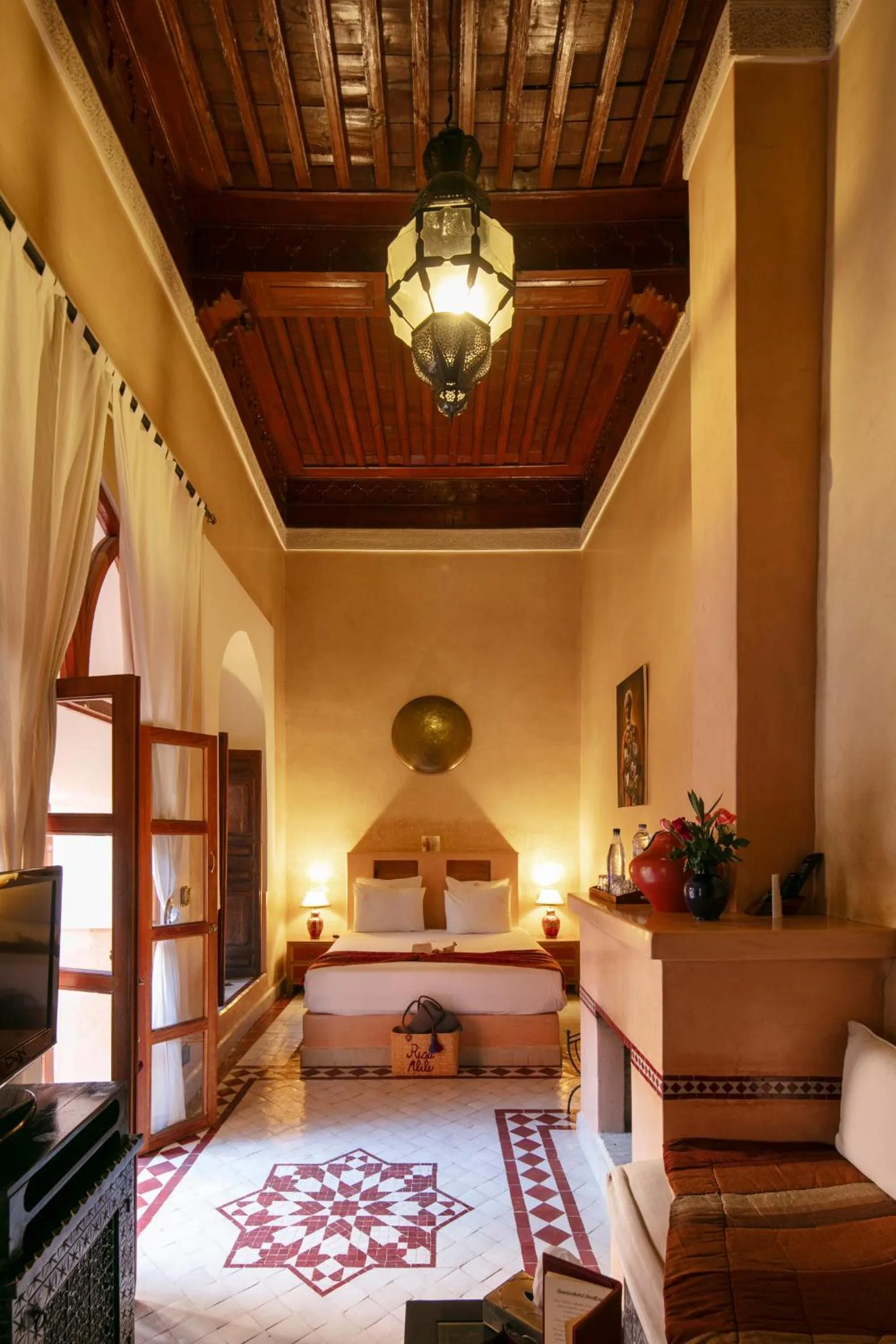 Bed in Riad Alili