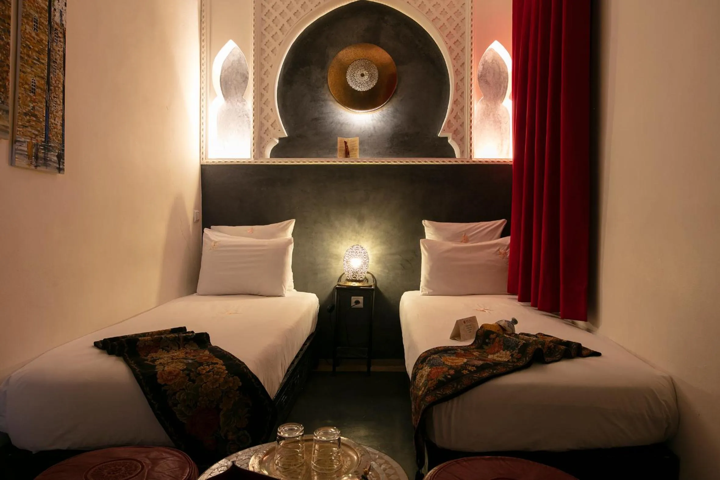 Bed in Riad Alili