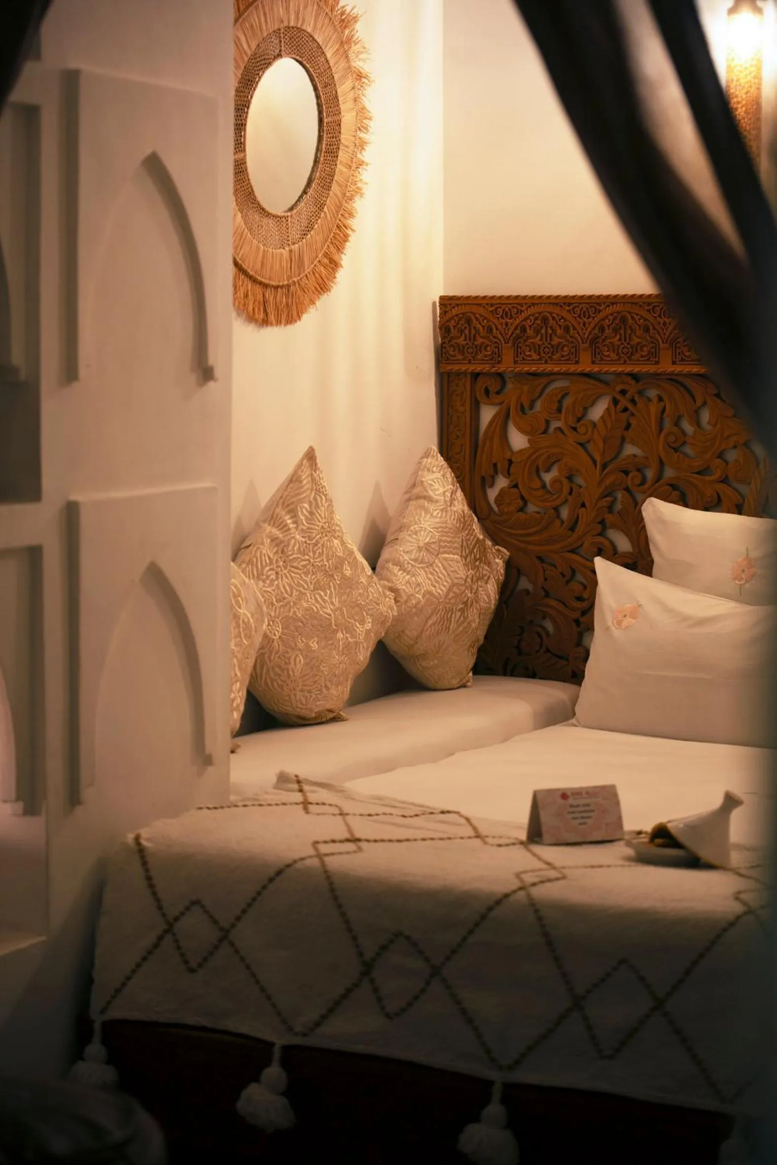 Bed in Riad Alili