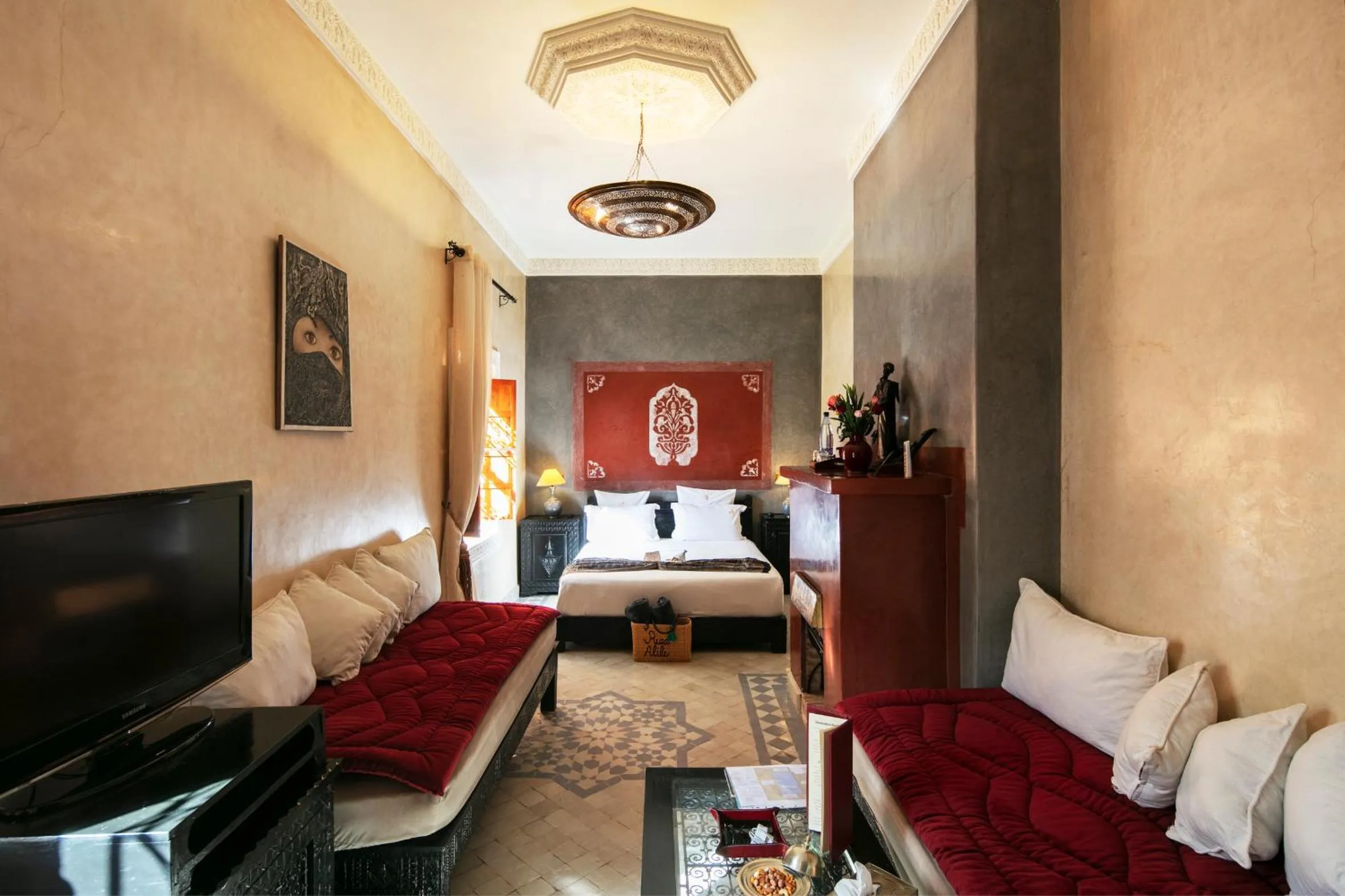Bed in Riad Alili