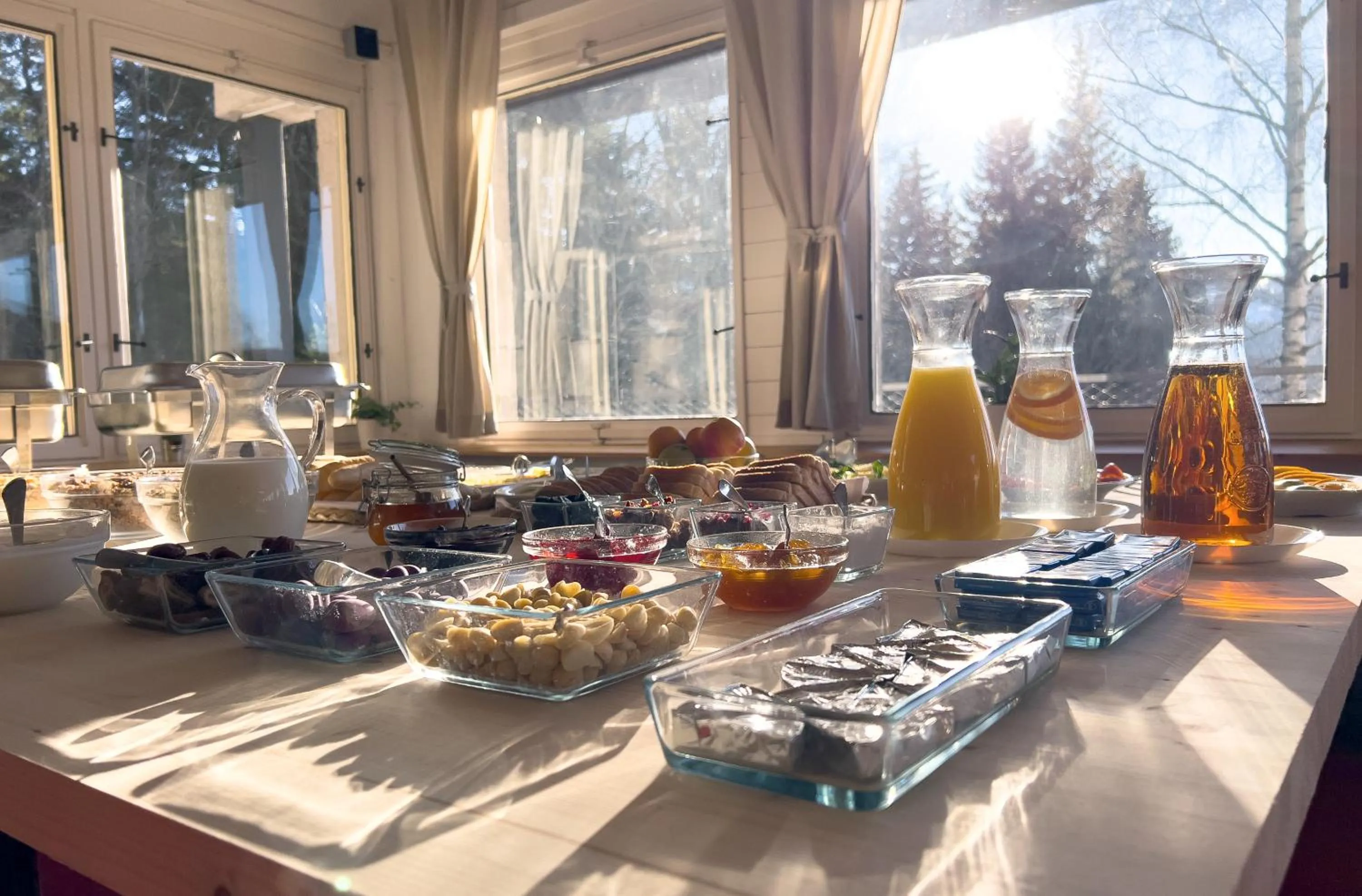 Breakfast in Hotel Horní Pramen