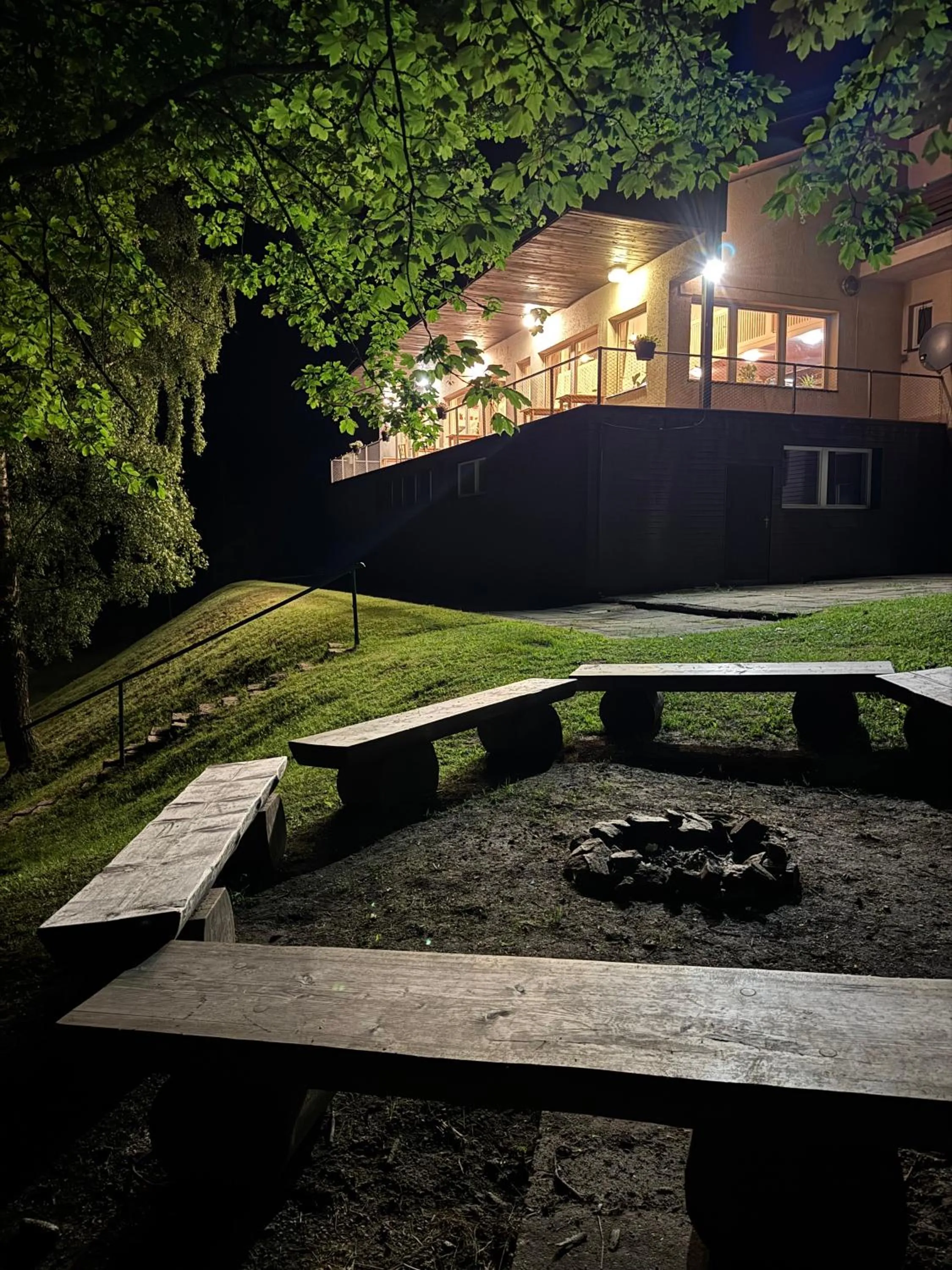 BBQ facilities in Hotel Horní Pramen