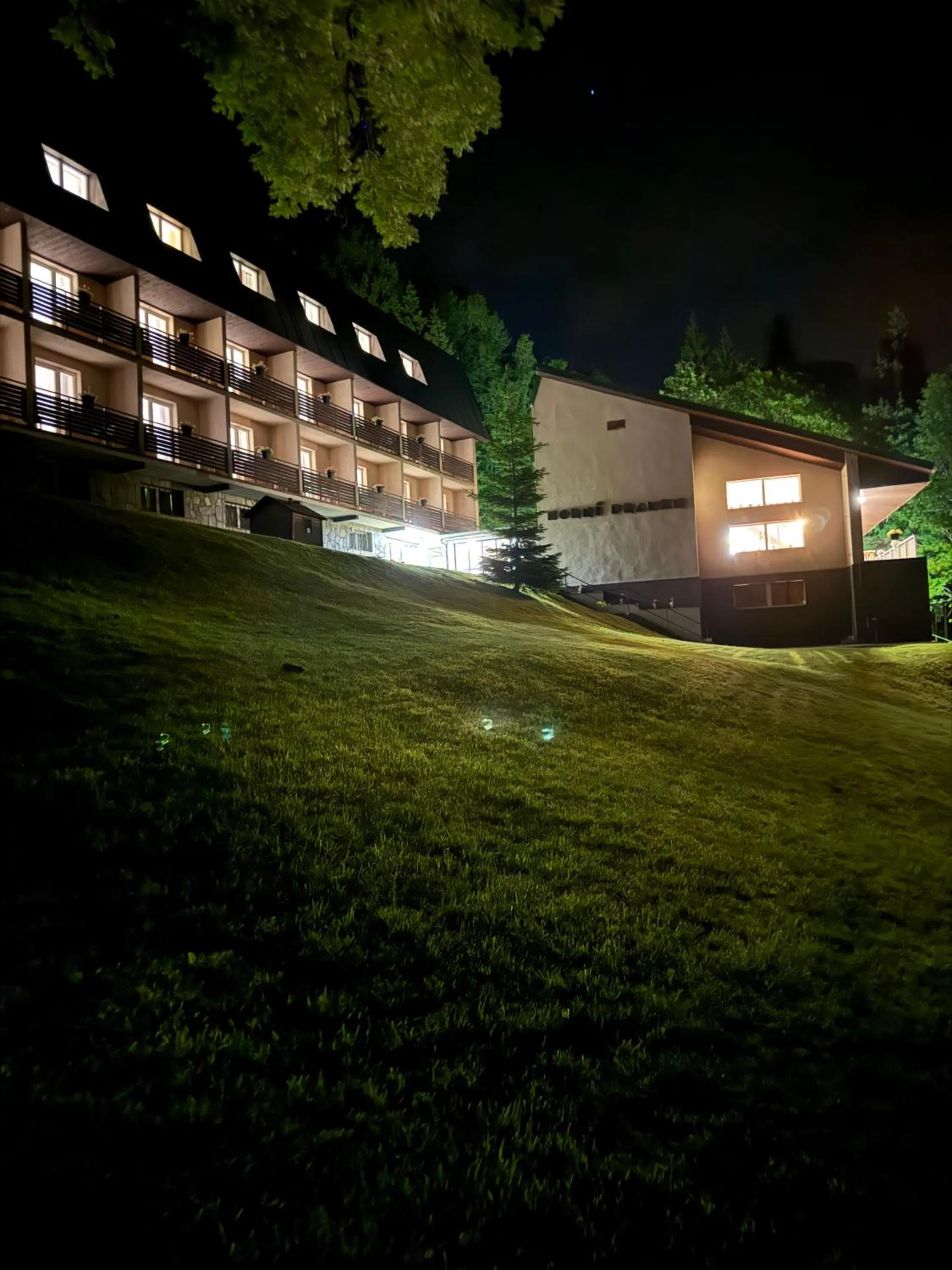 Property building in Hotel Horní Pramen