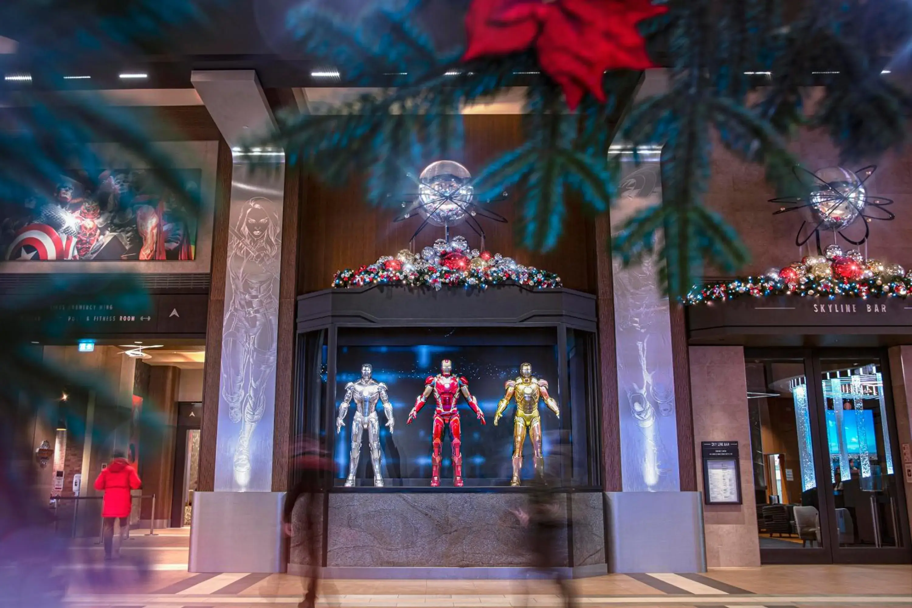 Lobby or reception in Disney Hotel New York - The Art of Marvel Lobby or reception in Disney Hotel New York - The Art of Marvel