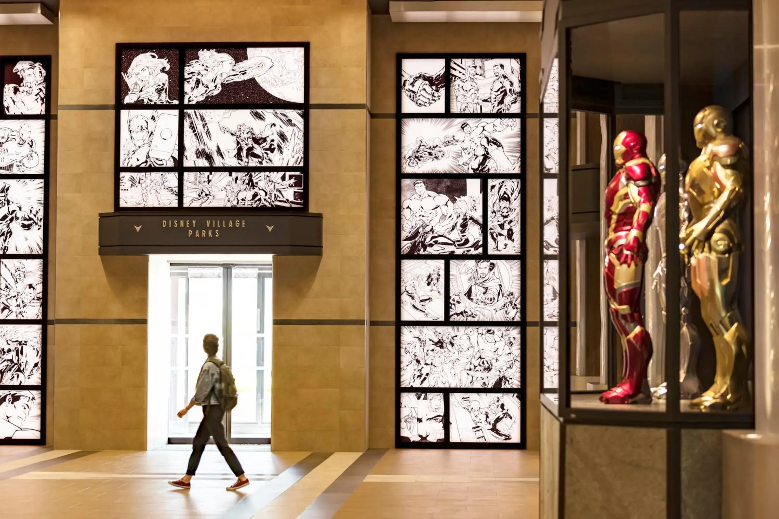 Lobby or reception in Disney Hotel New York - The Art of Marvel Lobby or reception in Disney Hotel New York - The Art of Marvel