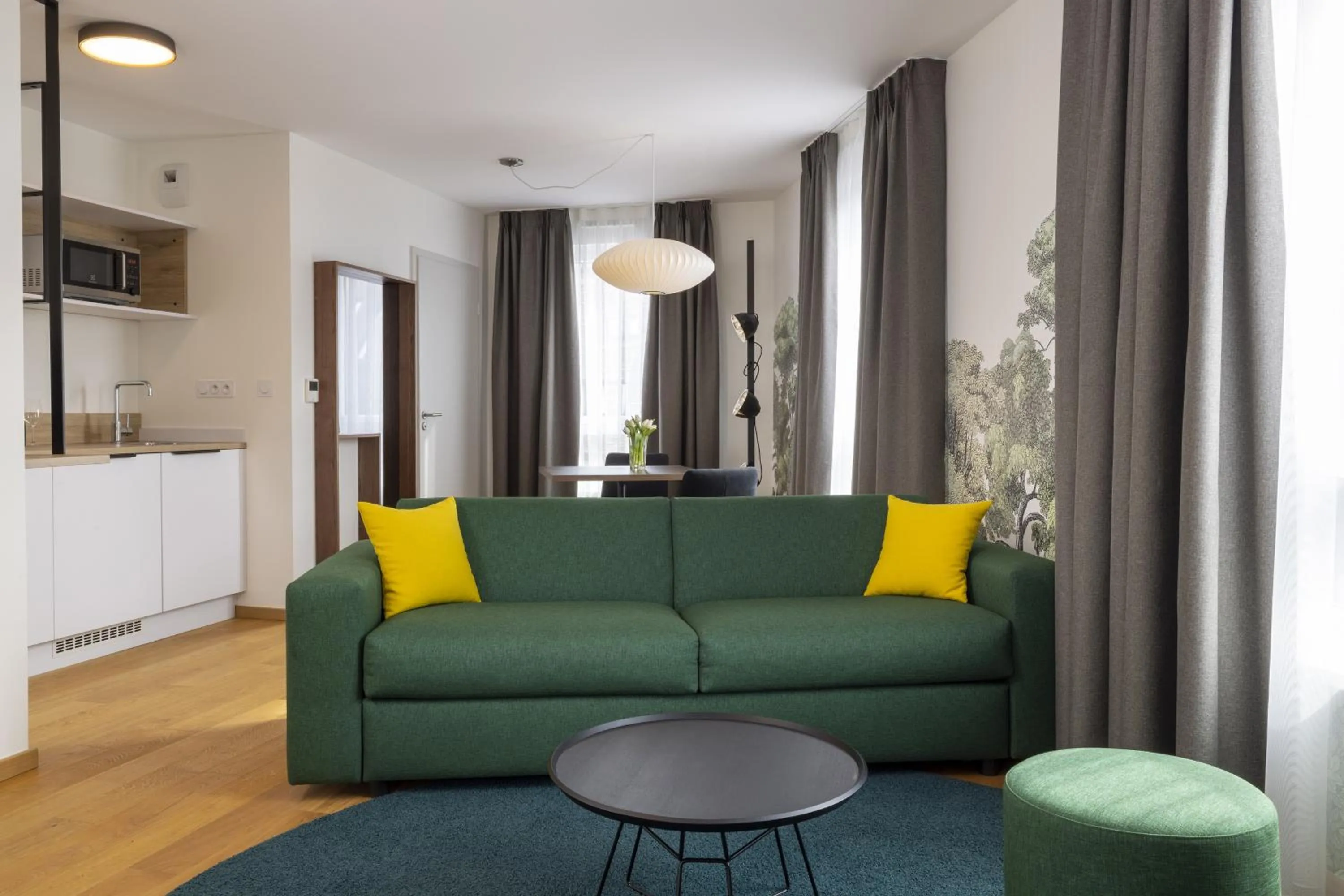 Kitchen or kitchenette in Hôtel Du Dragon