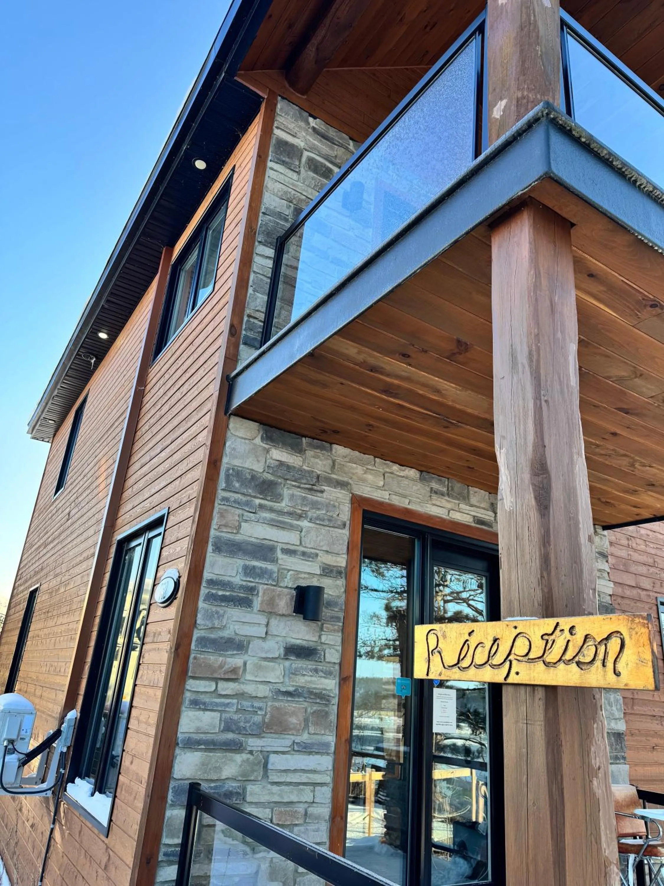 Facade/entrance in Gîte du Haut des Arbres