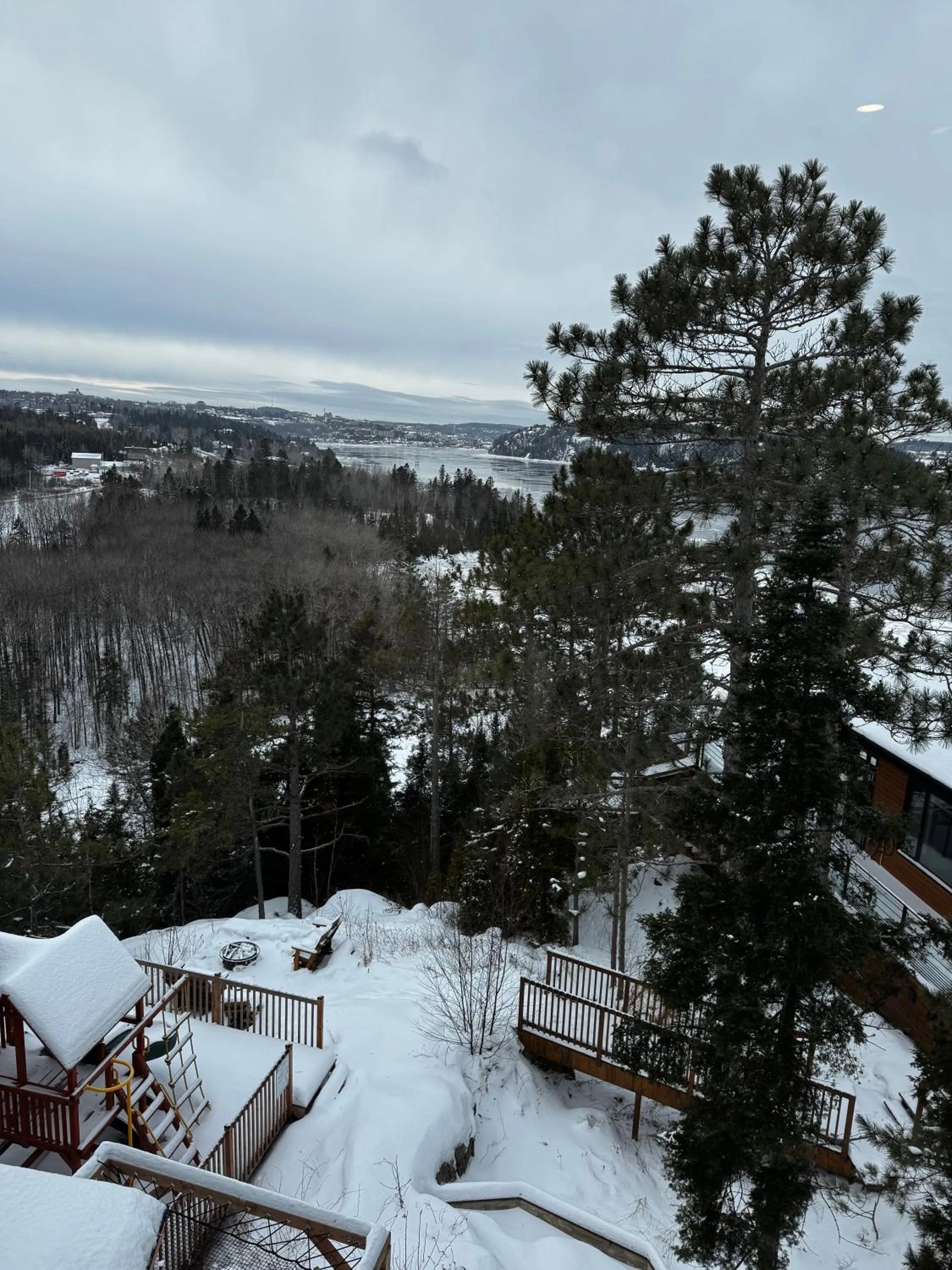 Winter in Gîte du Haut des Arbres