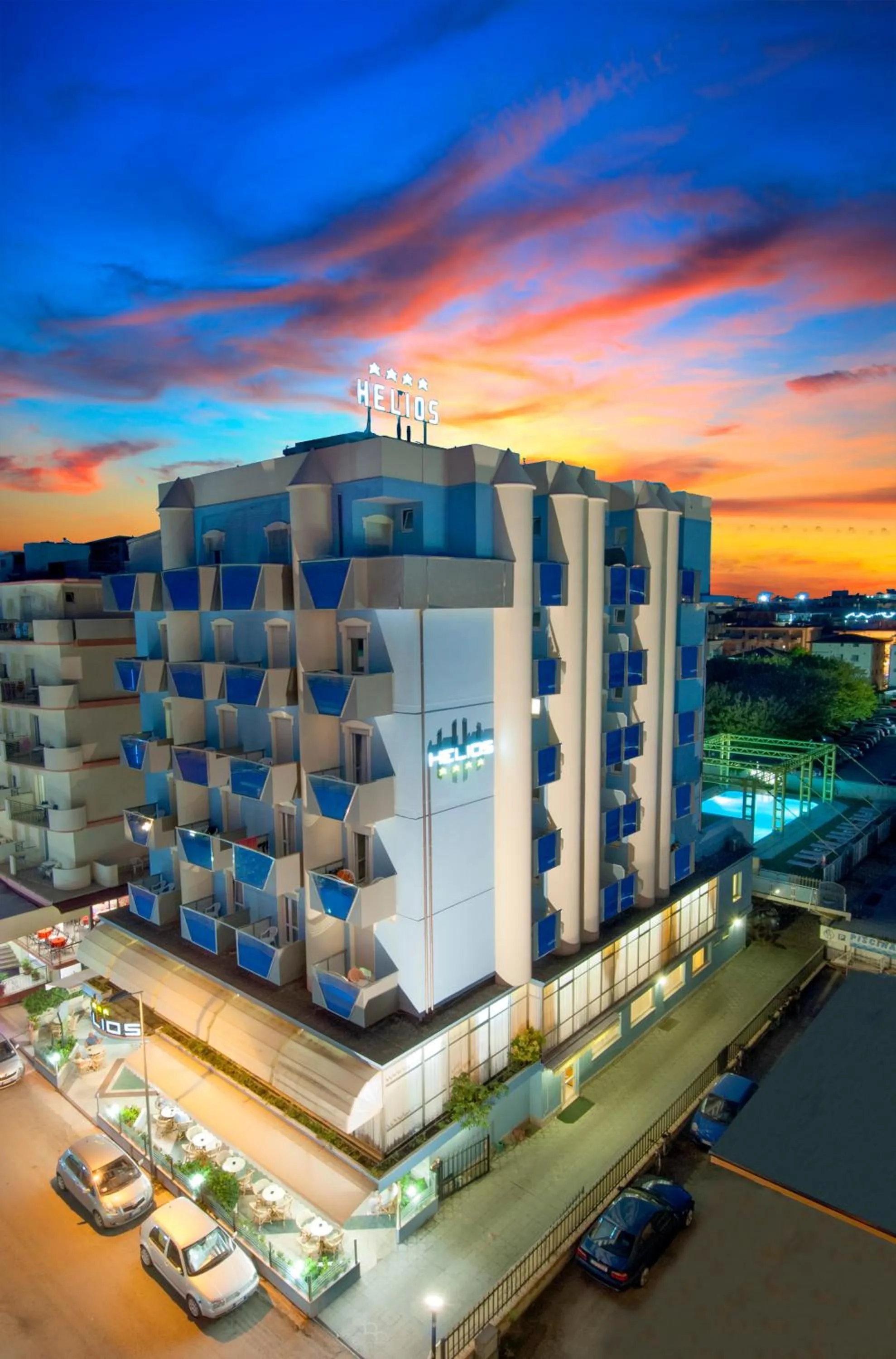 Facade/entrance in Hotel Helios