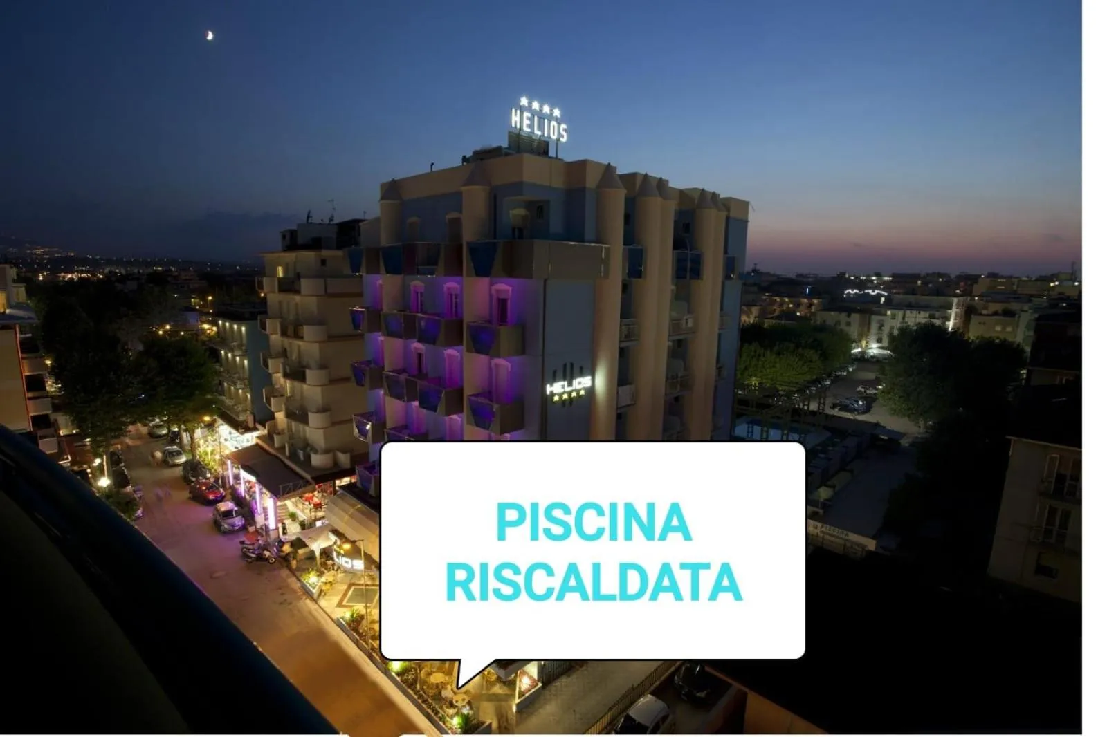 Property building in Hotel Helios