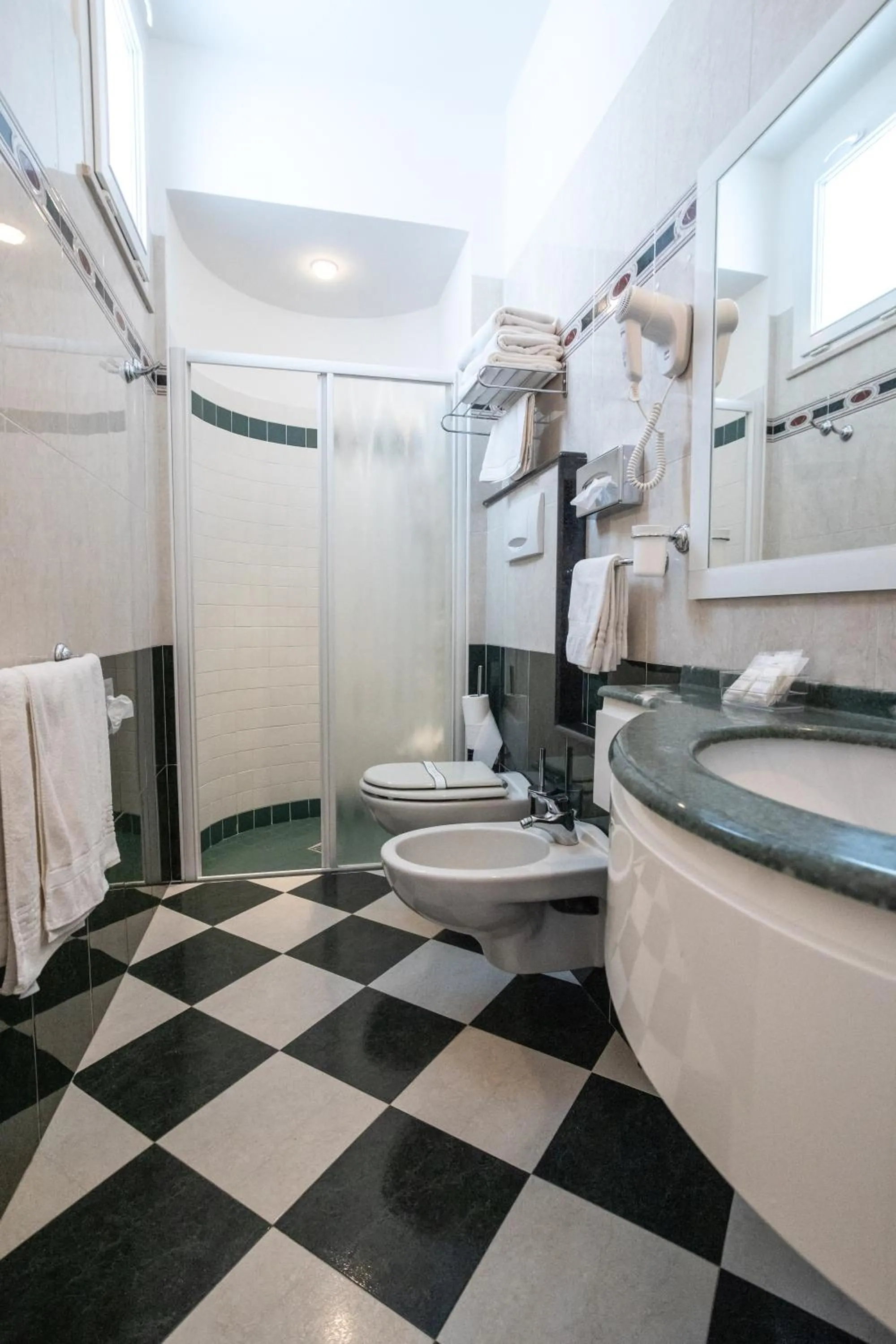 Shower in Hotel Helios