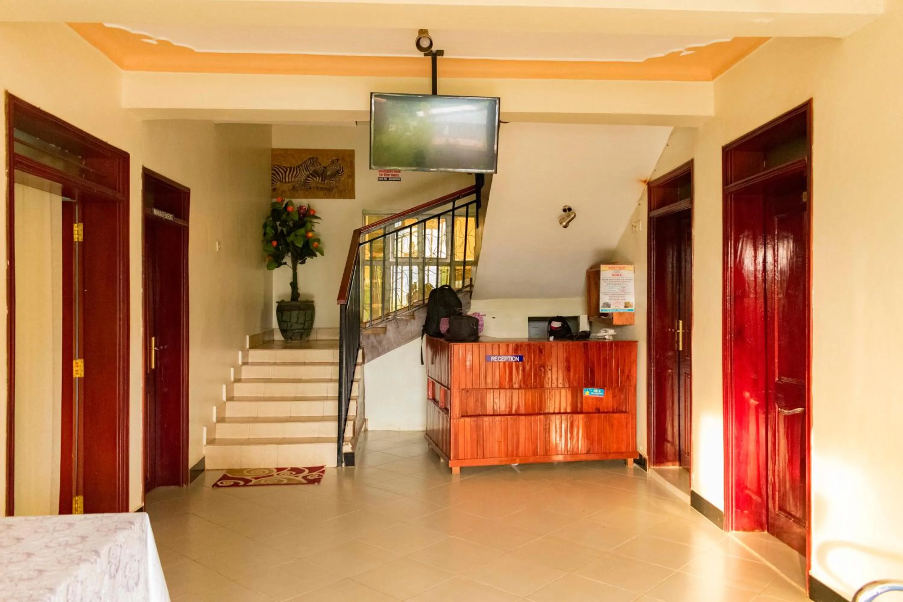 Staff in Relief Motel Fort Portal