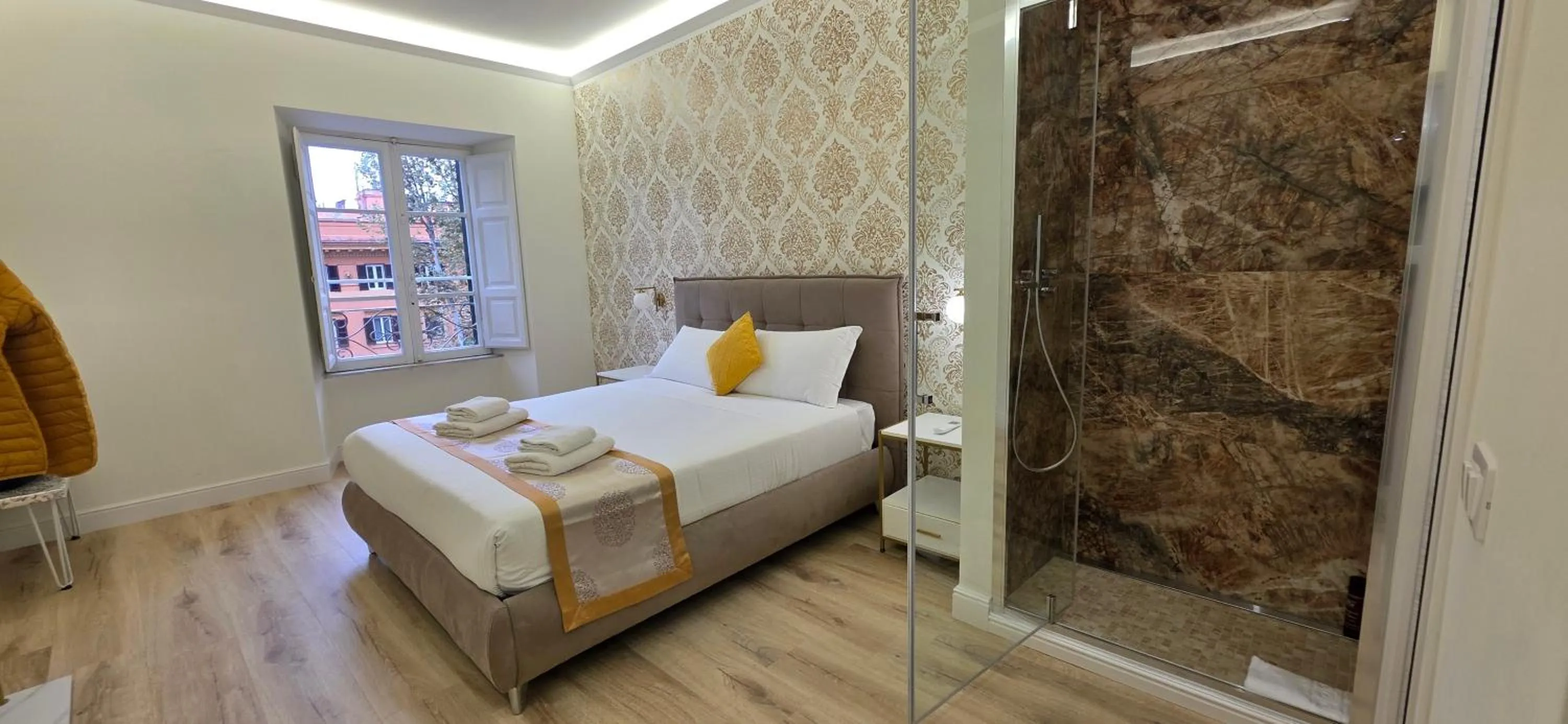 Bedroom, Bed in Rome Aparts