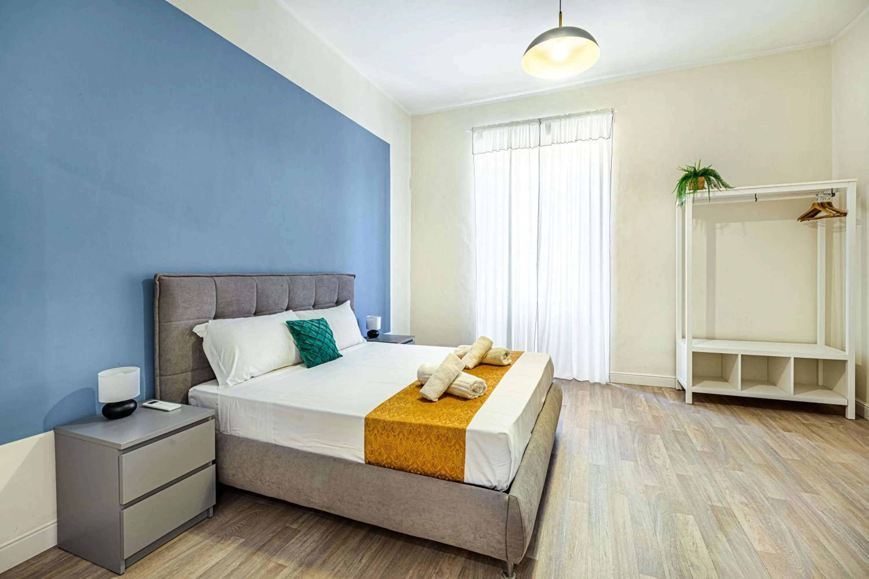 Bedroom, Bed in Rome Aparts