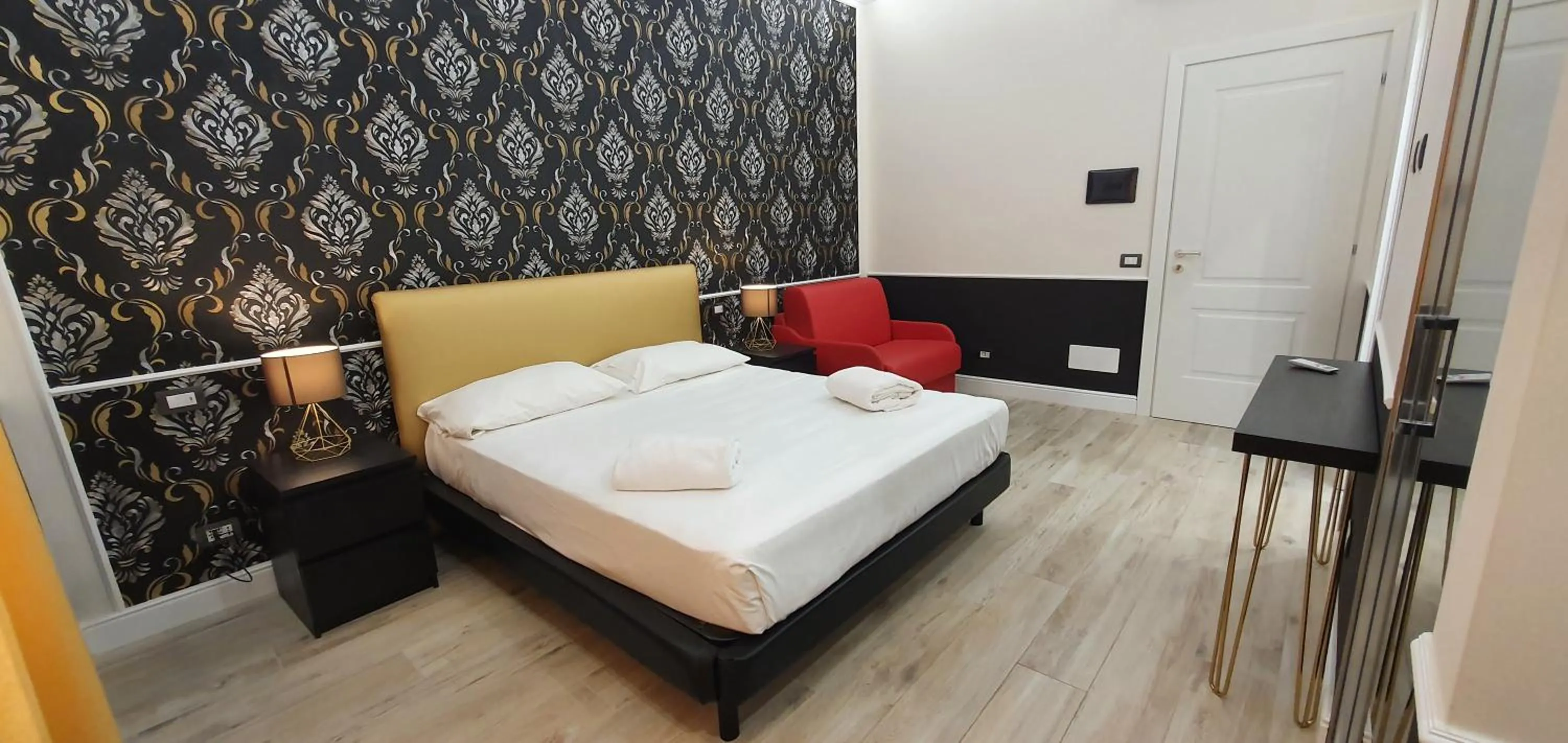 Bedroom, Bed in Rome Aparts